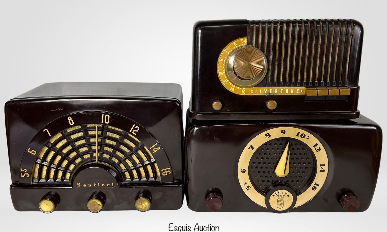 Group of Vintage Tube Radios- Zenith, Silvertone (1 of 9)