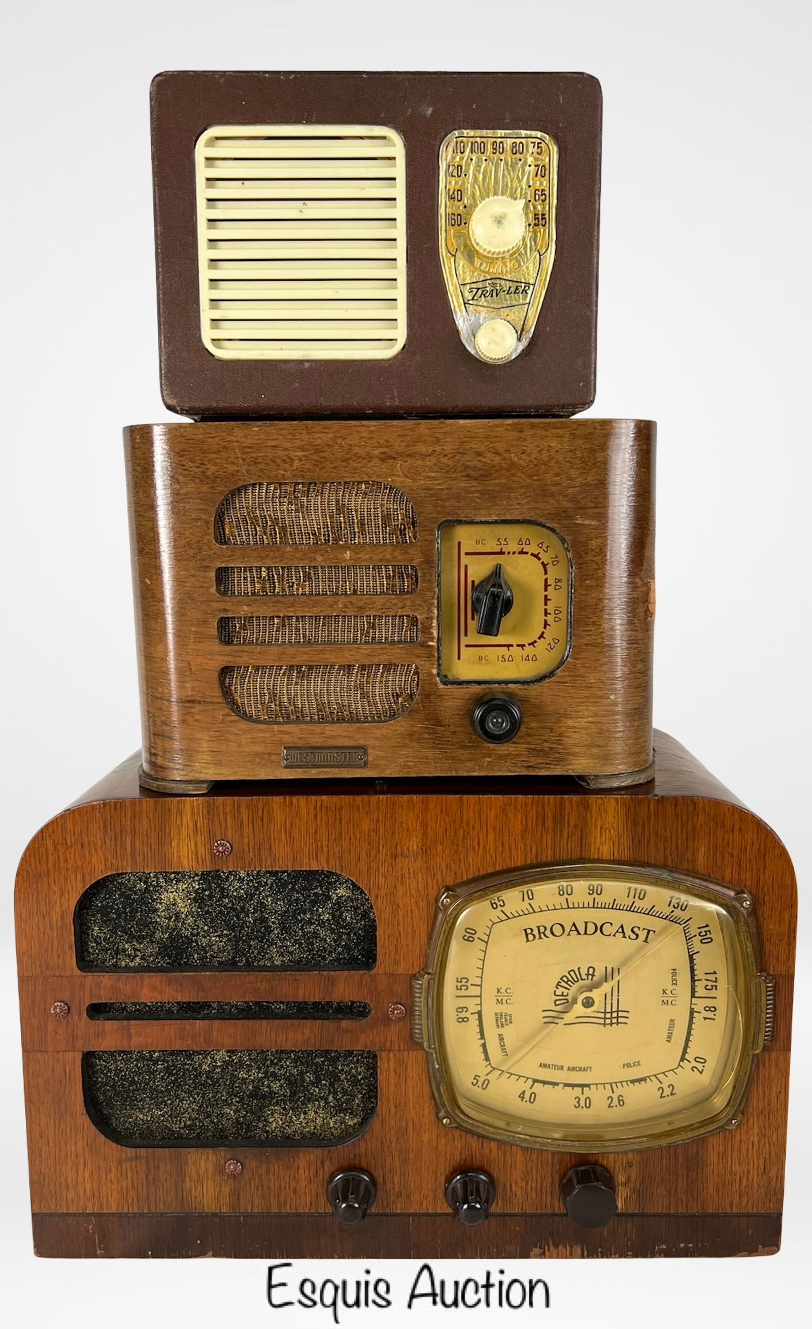 Vintage 1930's Radios- Detrola, Trav-Ler, Westmin (1 of 5)
