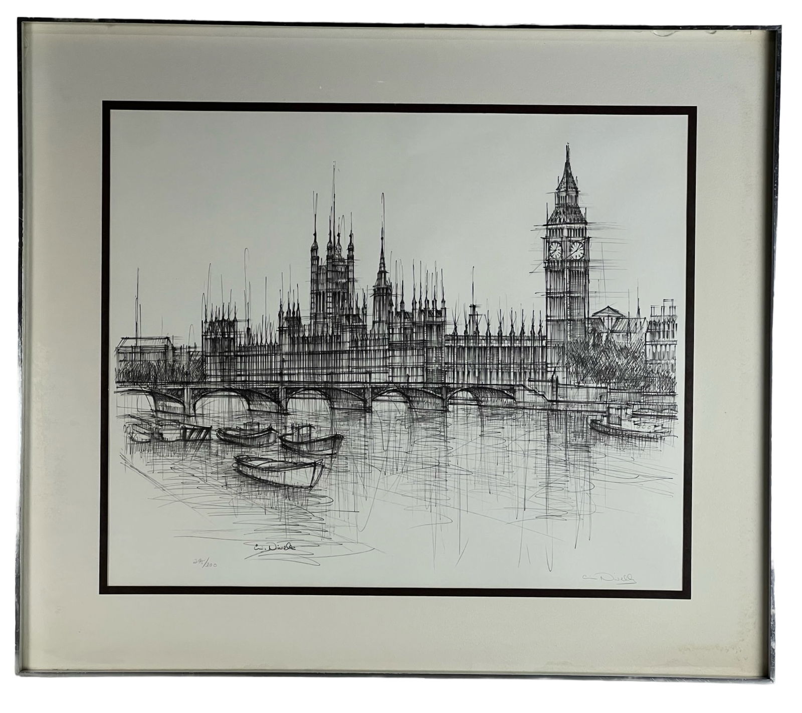 Eric Nivelle- London View Lim Ed Signed Lithograph (1 of 5)