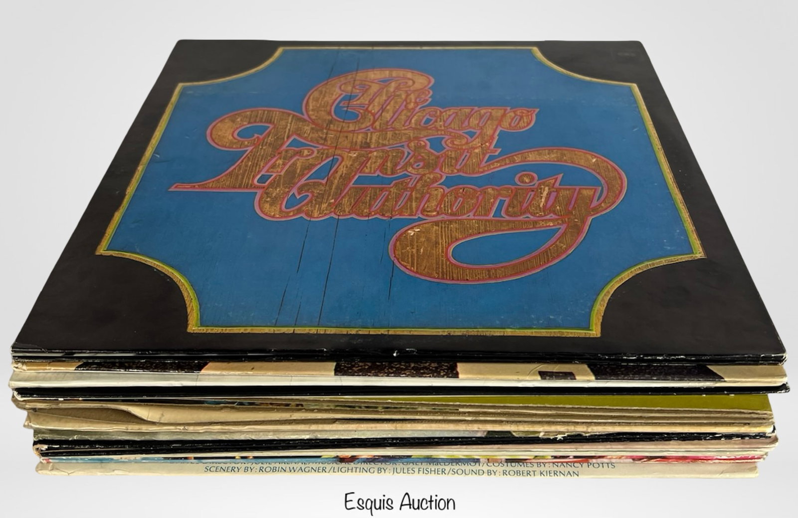 Rock & Pop Vinyl Collection - Beatles, Santana, Ch: A vibrant collection of vintage vinyl featuring some of the most celebrated names in music history. Highlights include The Beatles ("Abbey Road," "Sgt. Pepper's Lonely Hearts Club Band," "Yesterday an