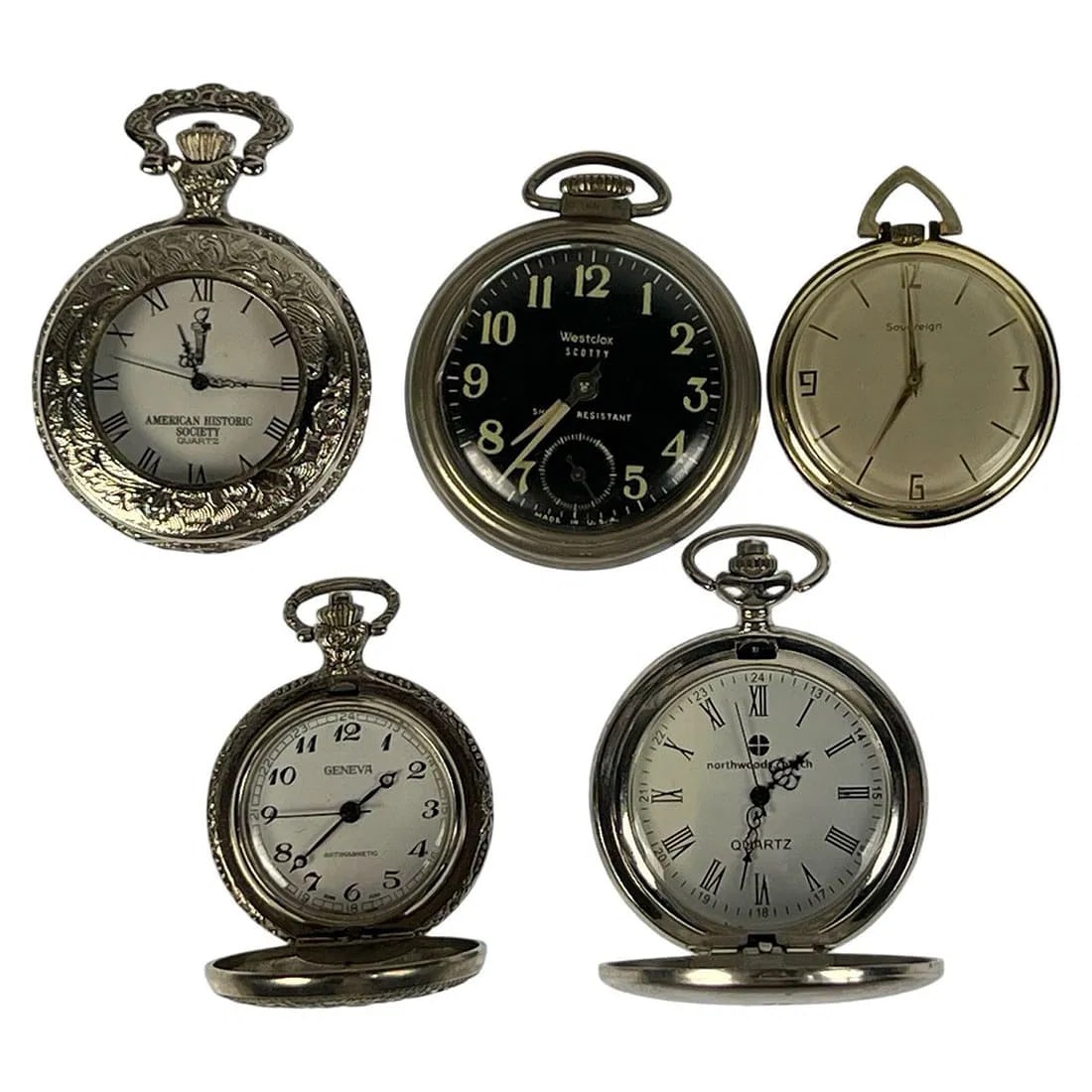 Group of Vintage Pocket Watches (1 of 3)