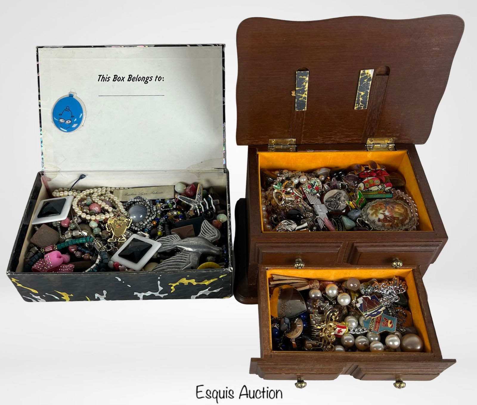 2 Boxes Full of Unsearched Costume & Craft Jewelry (1 of 4)