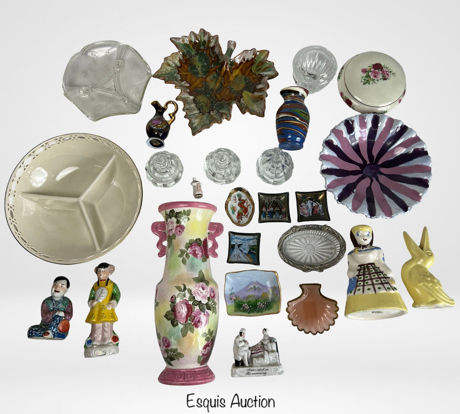 Group of Decorative Porcelain, Ceramic & Glass (1 of 7)