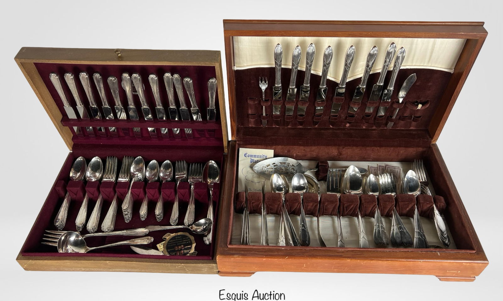 2 Silverplate Flatware Sets- 1847 Rogers Bros & Co (1 of 6)