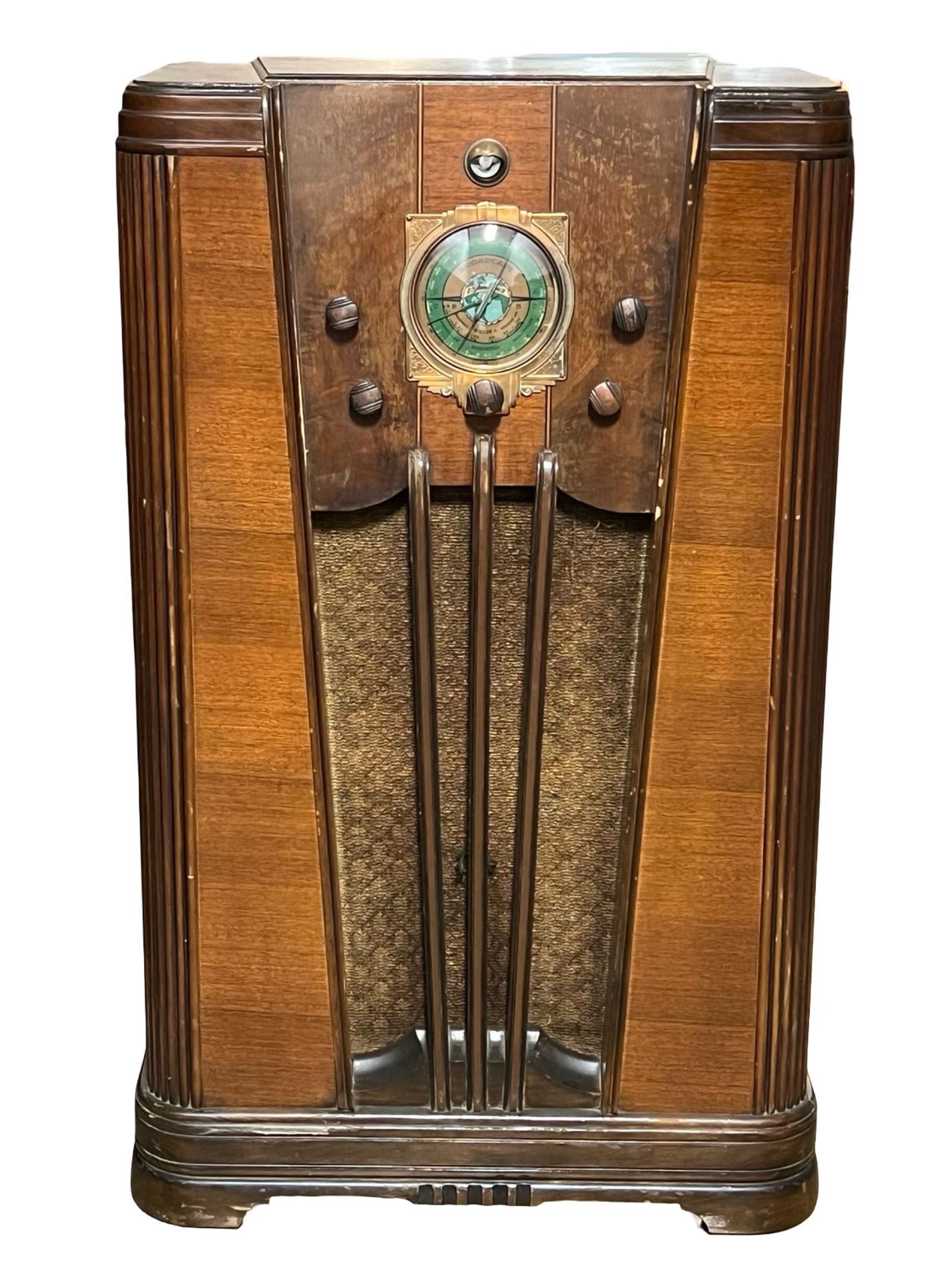 1930s Silvertone Floor Standing Radio Console (1 of 3)