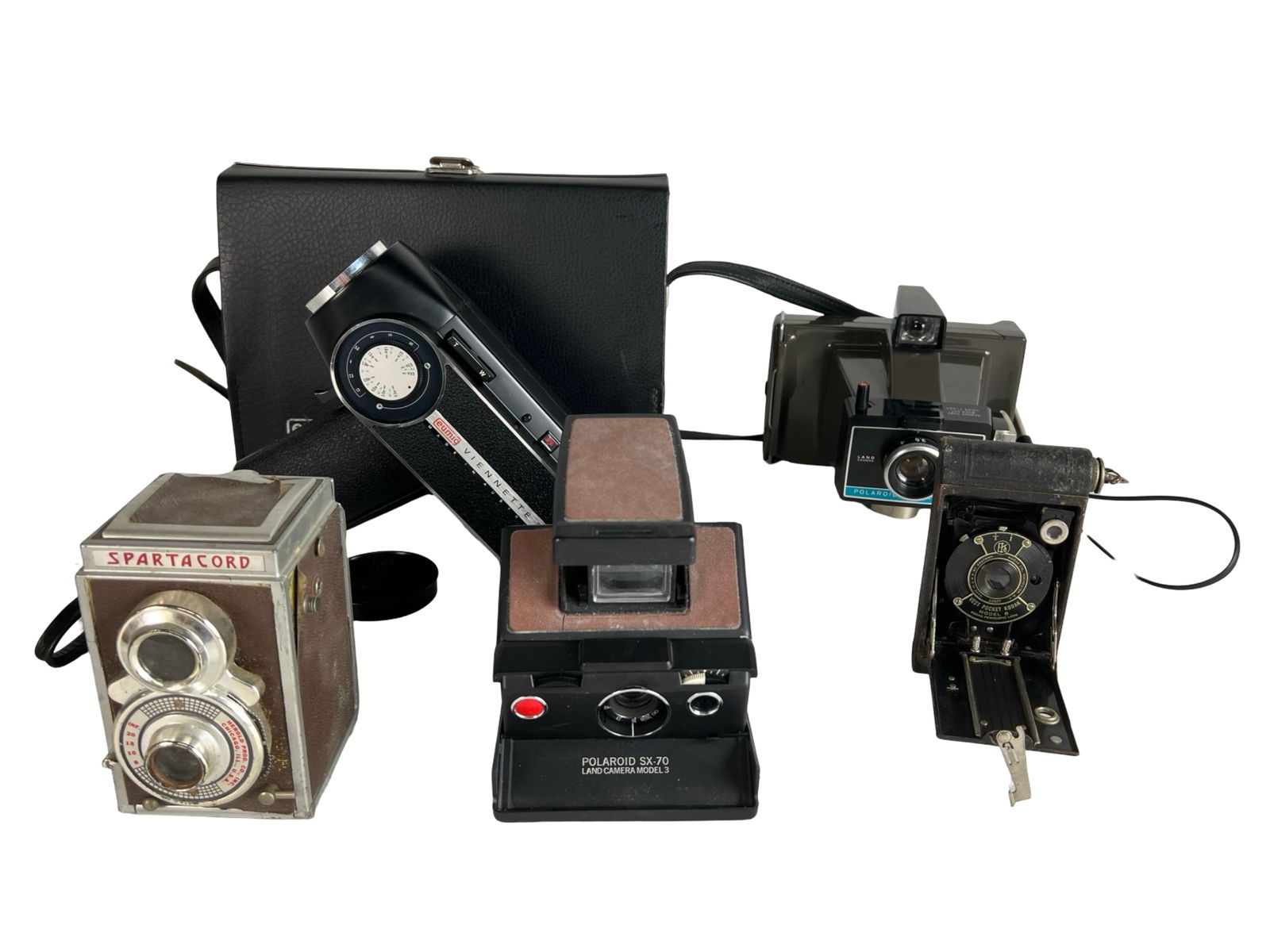 Group of Vintage Cameras incl. Polaroid Sx-70 (1 of 5)