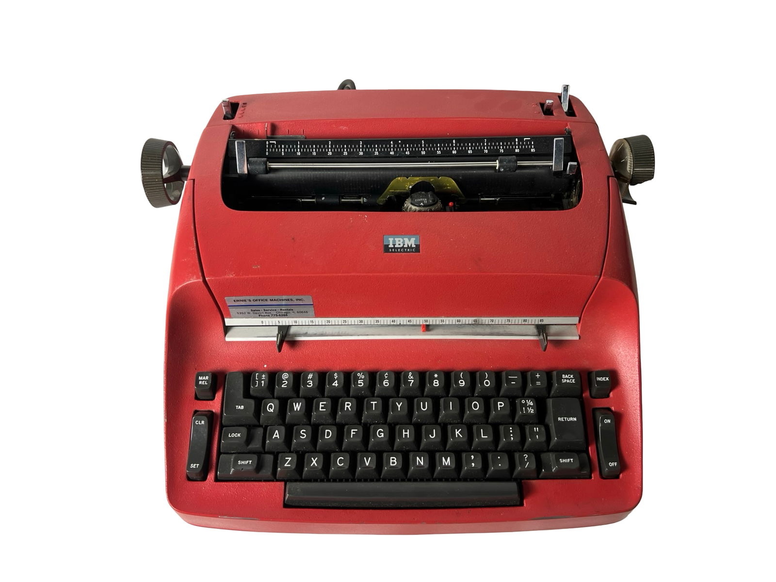Vintage IBM Selectric II Electric Typewriter- Red (1 of 2)