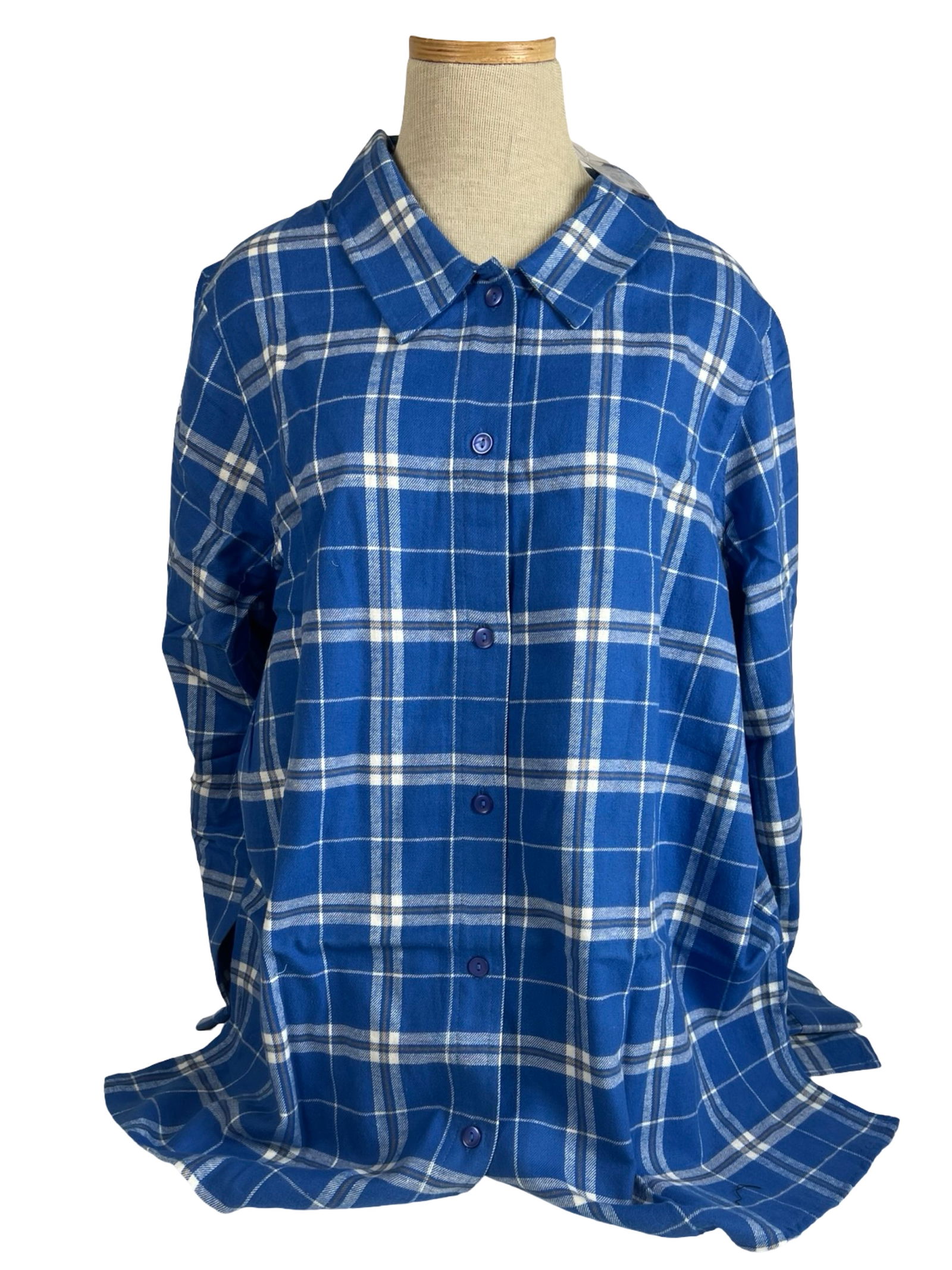 Lot of 7 Flannel Nightshirts - Size XL (1 of 2)