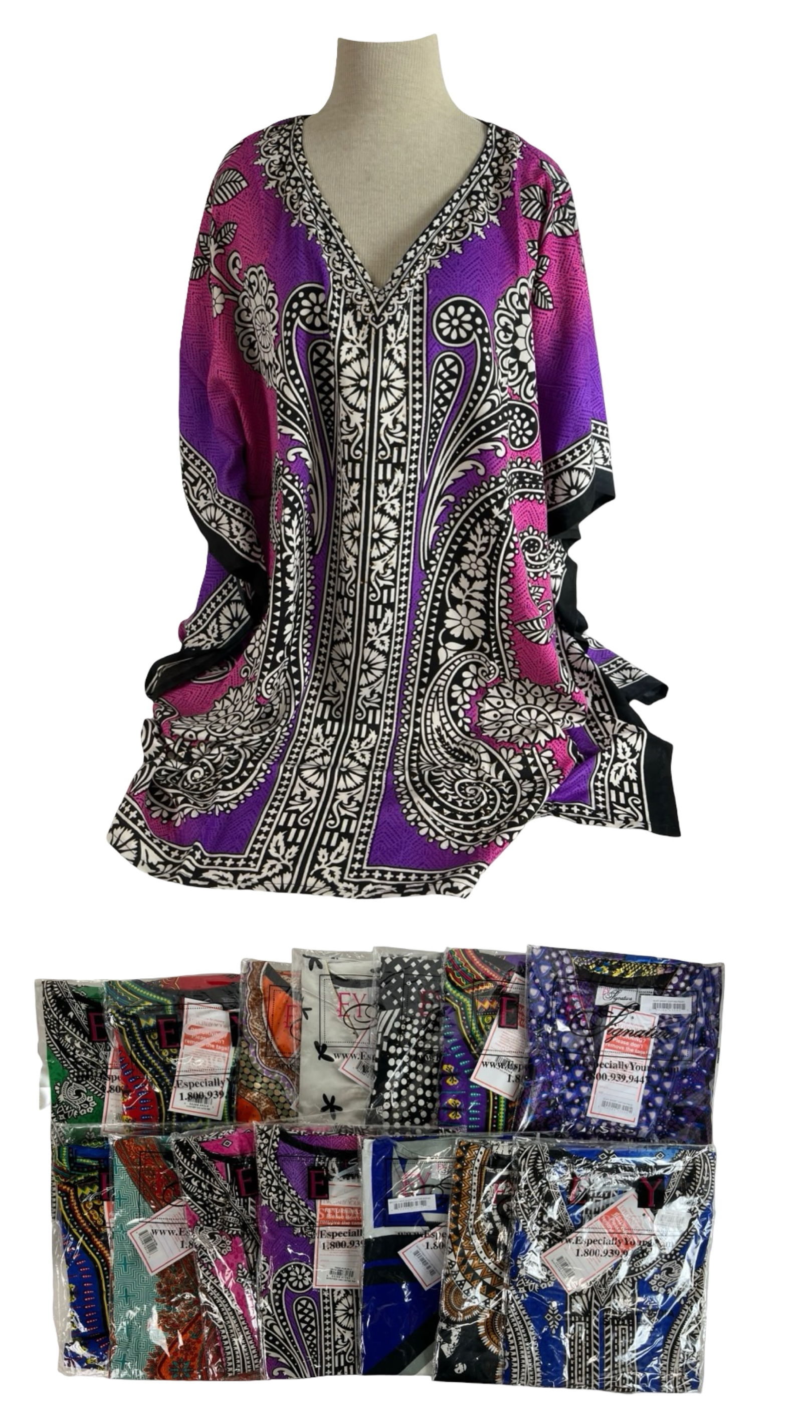 Set of 3 Women's Tops - Red, Blue & Black, Size XL (1 of 3)