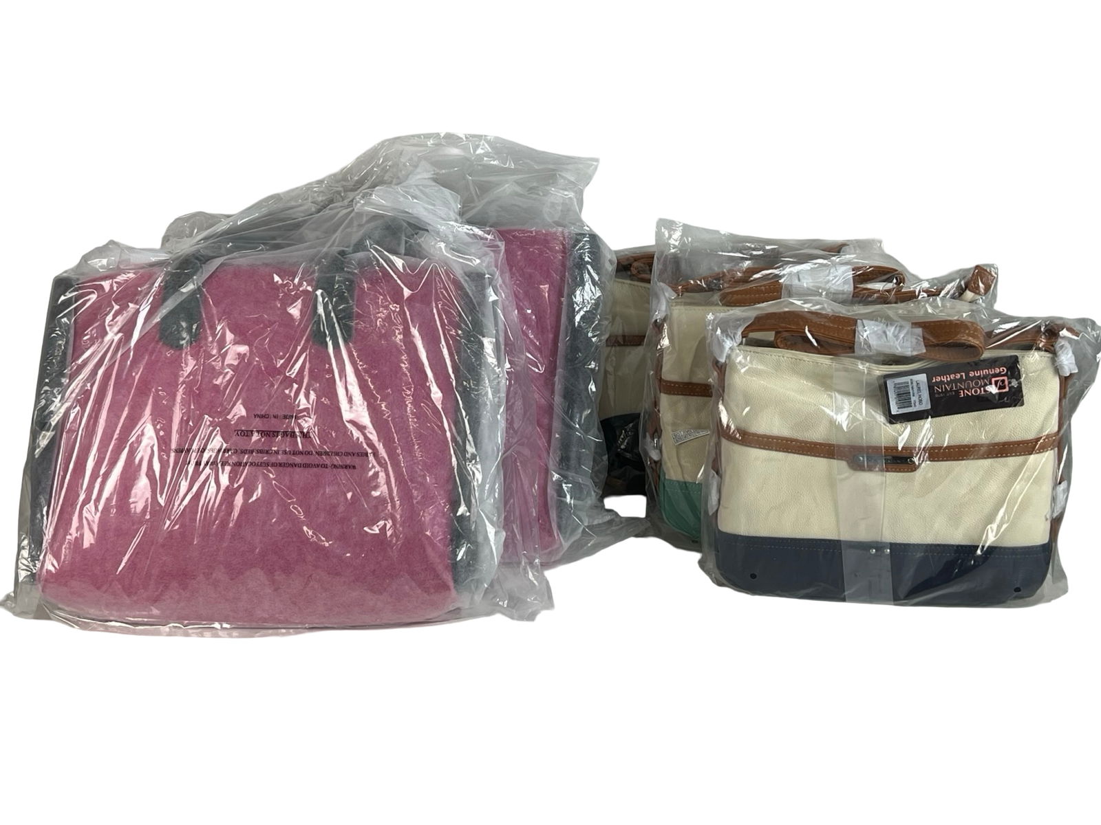 Stone Mountain Leather Shoulder Bag & Tote Handbag (1 of 3)