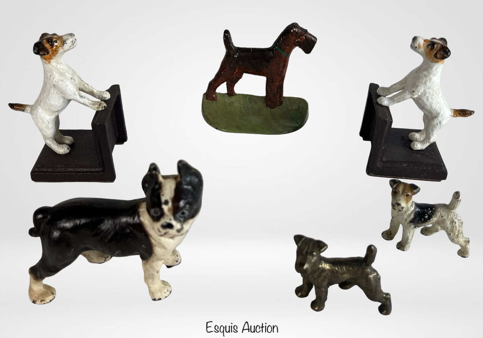Antique & Vintage Cast Iron Dog Figures- Bank, Boo (1 of 7)