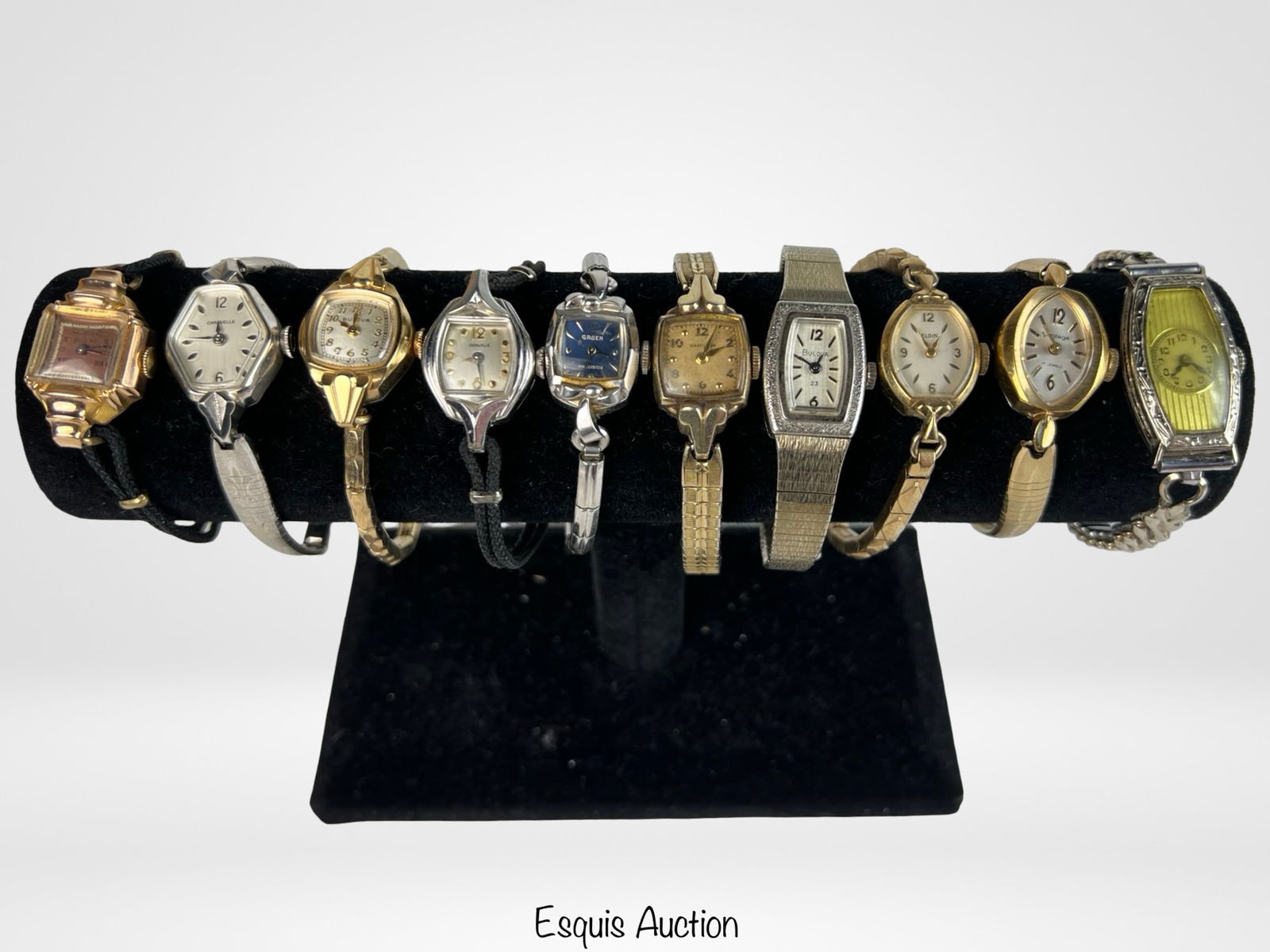 Group of Vintage Lady's Mechanical Wrist Watches: Group of Vintage Lady's Mechanical Wrist Watches- Elgin, Bulova, Hanilton, Gruen, etc.. Some are Gold Filled. All are in working condition, normal age related wear.