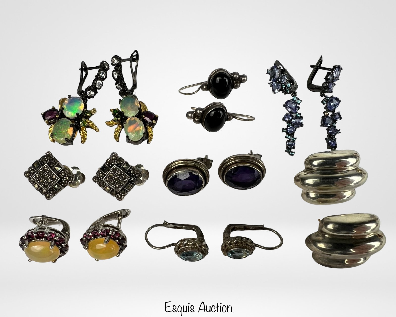 Group of Sterling Silver Earrings (1 of 3)