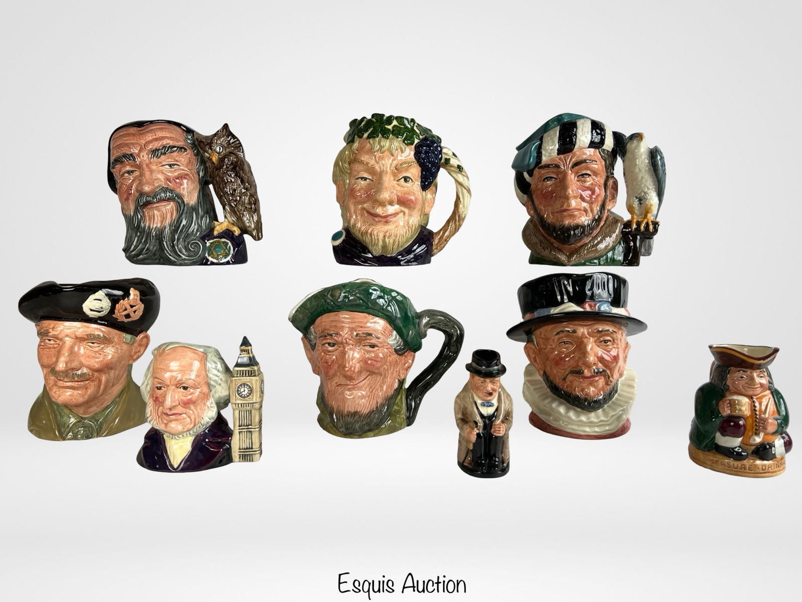 Royal Doulton Toby & Character Jugs - Lot of 11 (1 of 10)
