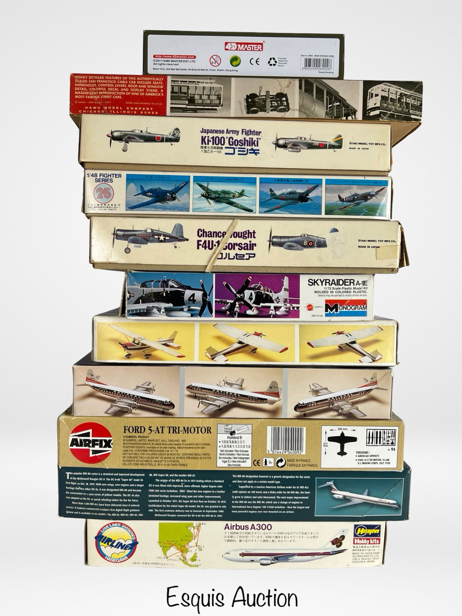 Lot of Vintage Airplane Plastic Model Kits (1 of 4)