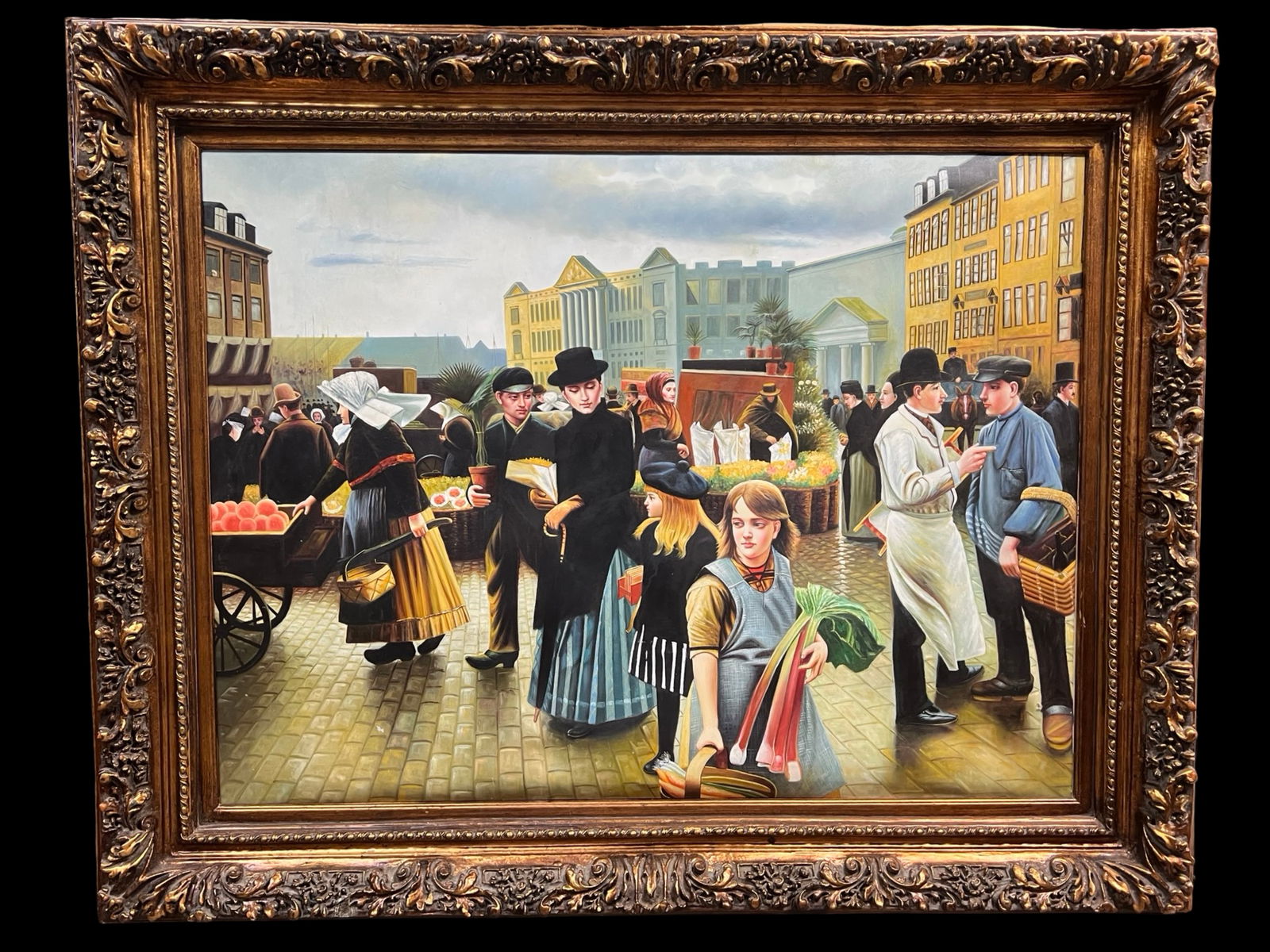 Paul Gustav Fischer (After) - XL Oil Painting (1 of 3)