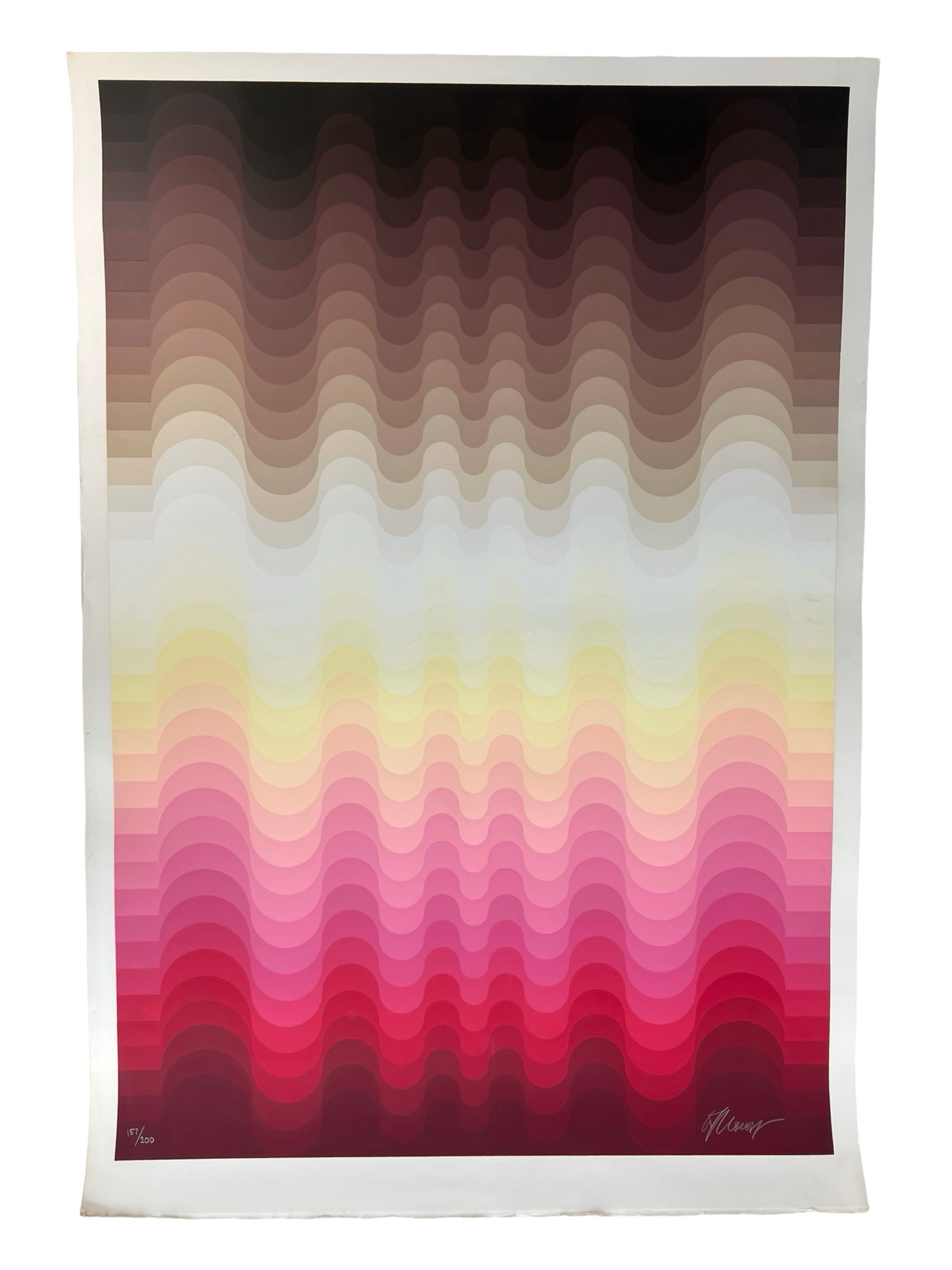 Lev Moross- LE Signed Opt Art Silkscreen Print (1 of 3)