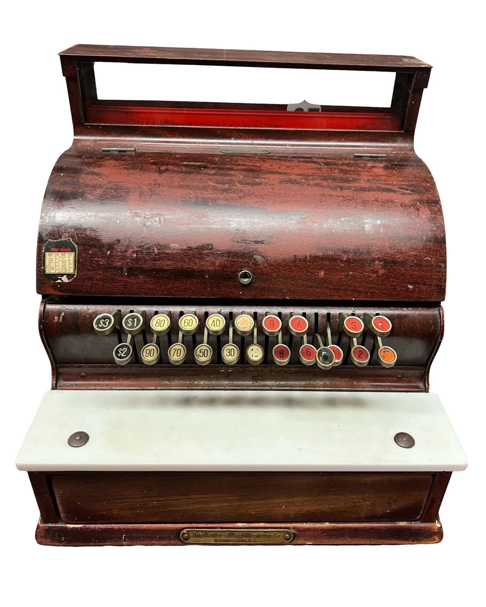 Antique National Cash Register Co. Model 316 Circa 1912