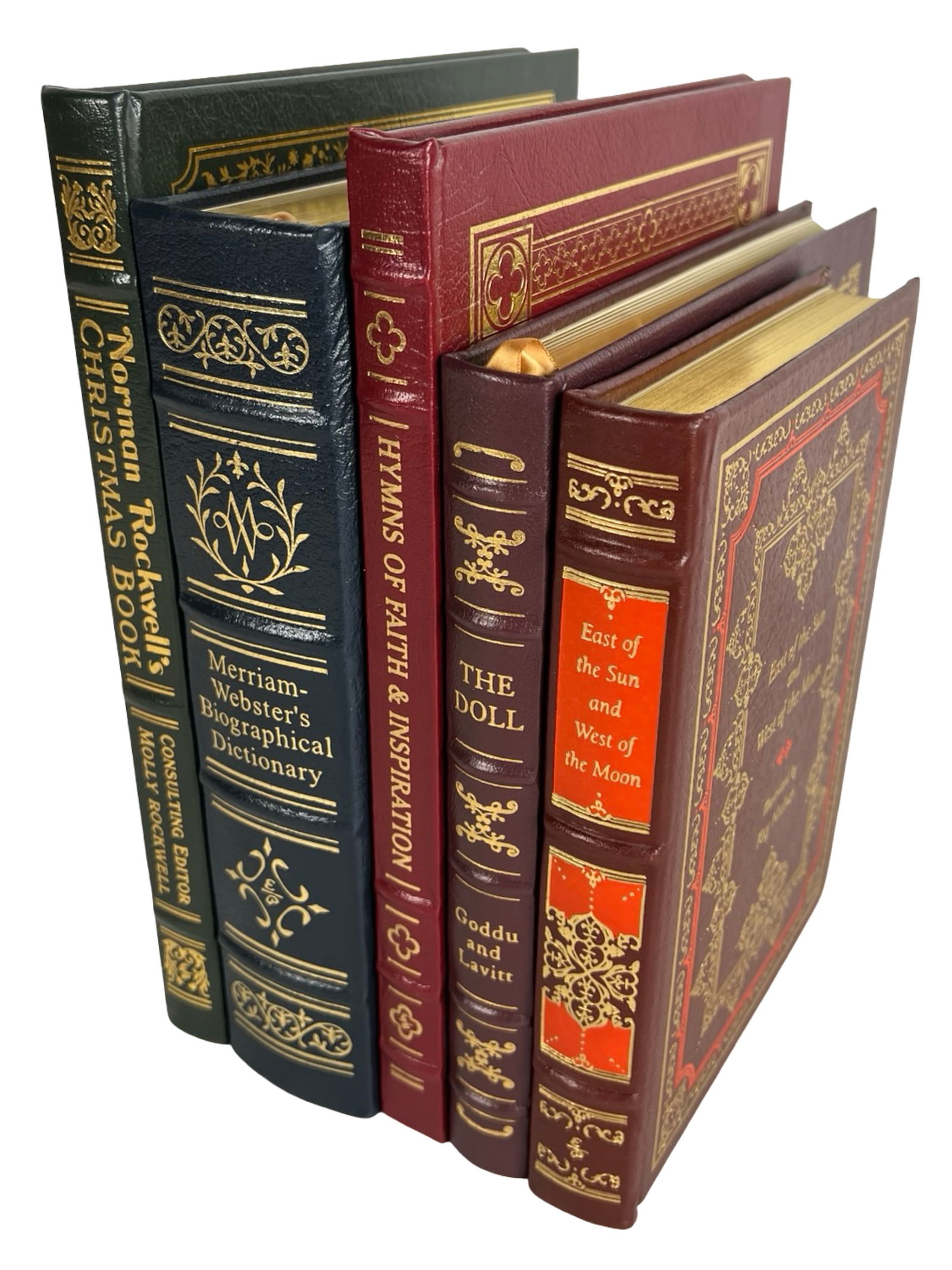 Easton Press Leather-Bound Collector Books (1 of 5)
