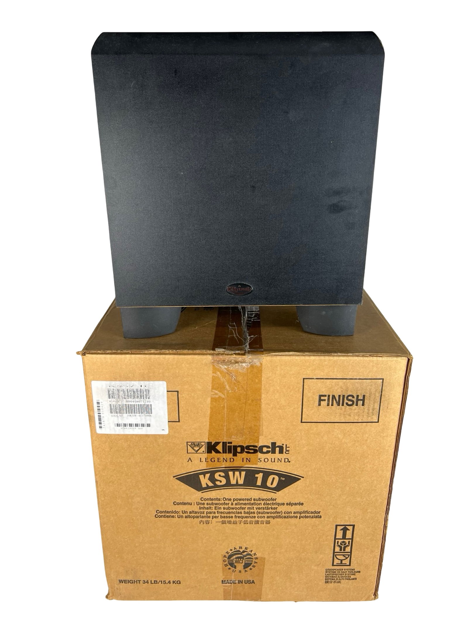Klipsch KSW 10 Subwoofer & Micro Theater Speakers (1 of 2)
