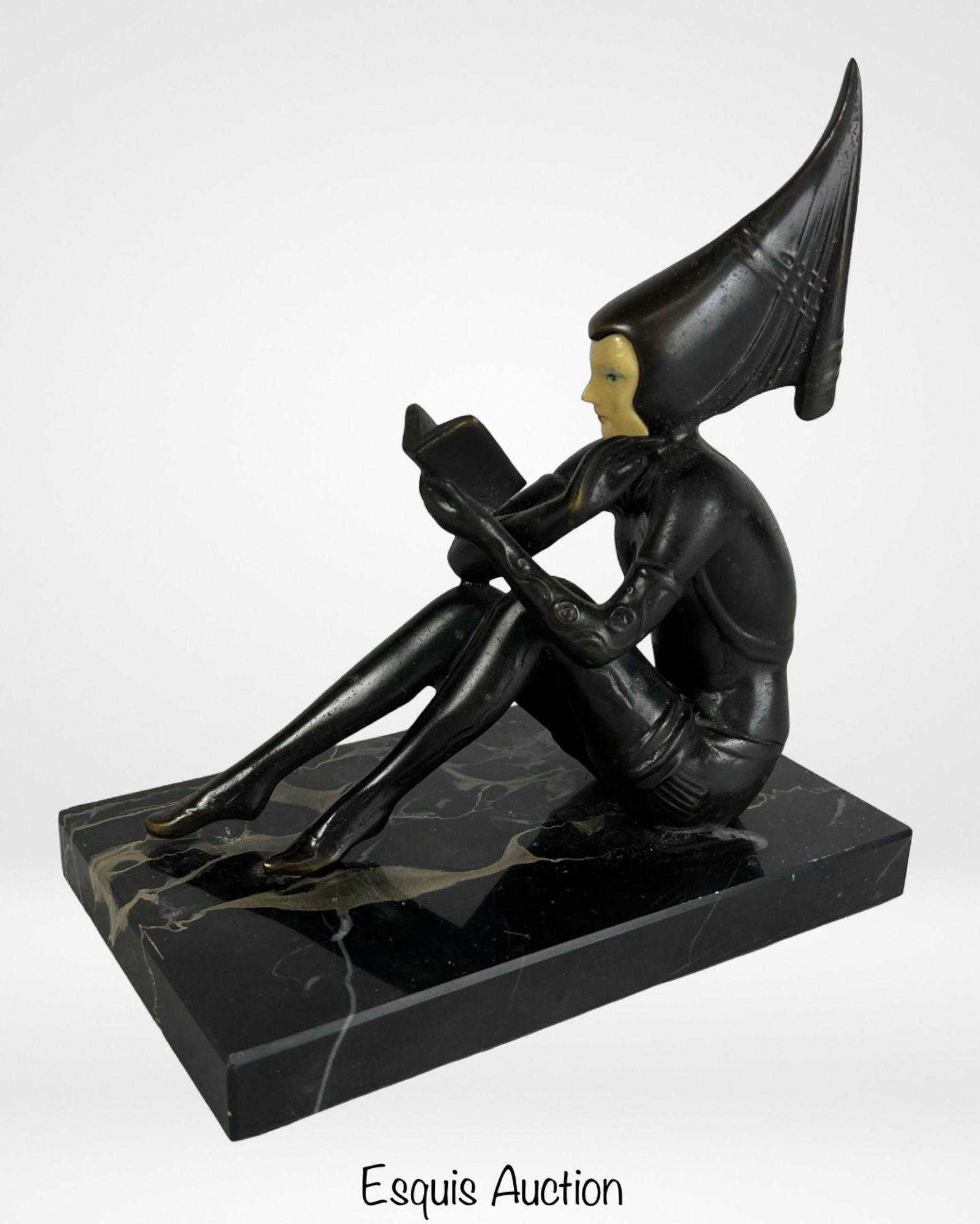 JB Hirsch- Art Deco Gerdago Pixie Figural Bookend (1 of 5)
