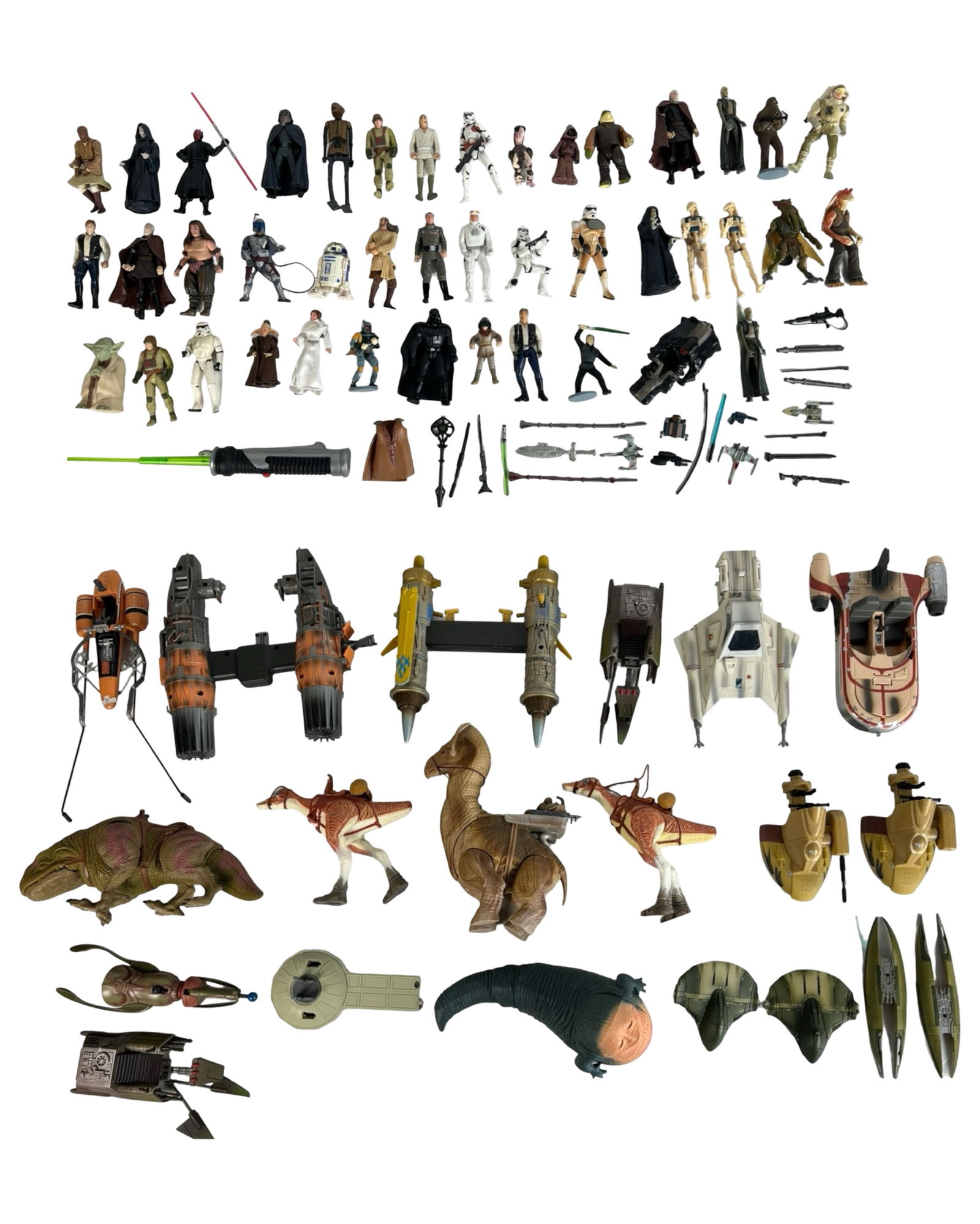 Vintage Star Wars Action Figures, Weapons & Parts (1 of 9)