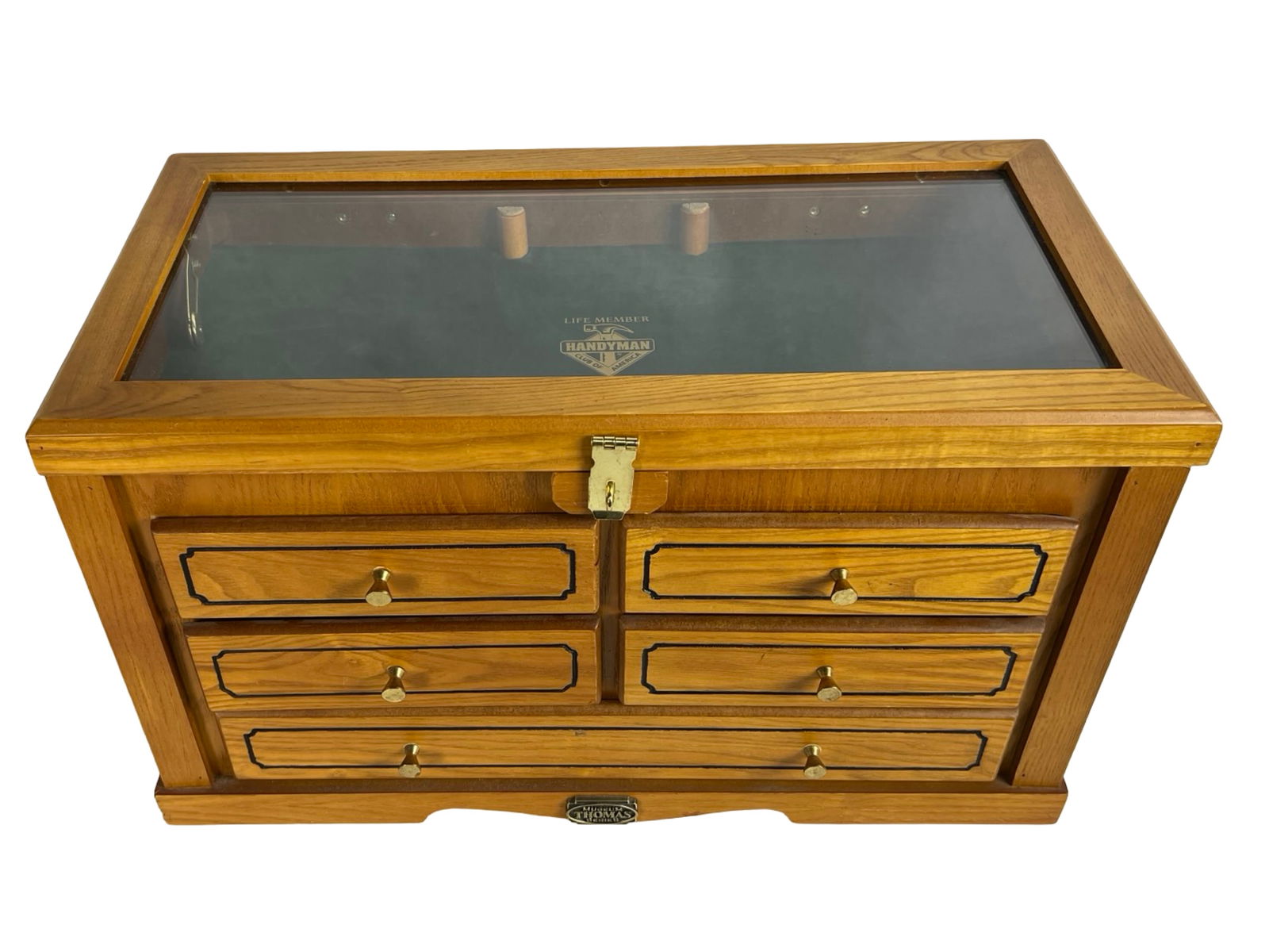 "Handyman of America" Machinist Wood Toolbox (1 of 6)