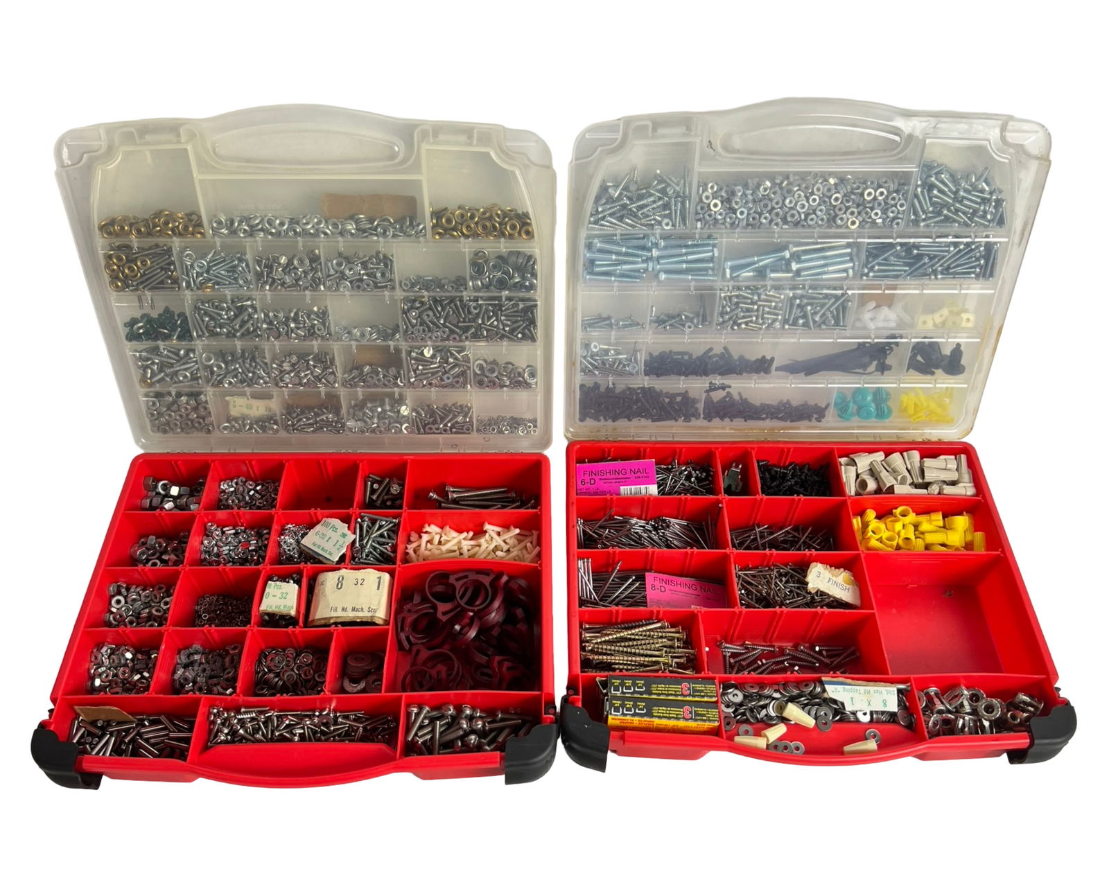 2 Hardware Cases-  Screws, Bolts, Nuts & Washers (1 of 4)