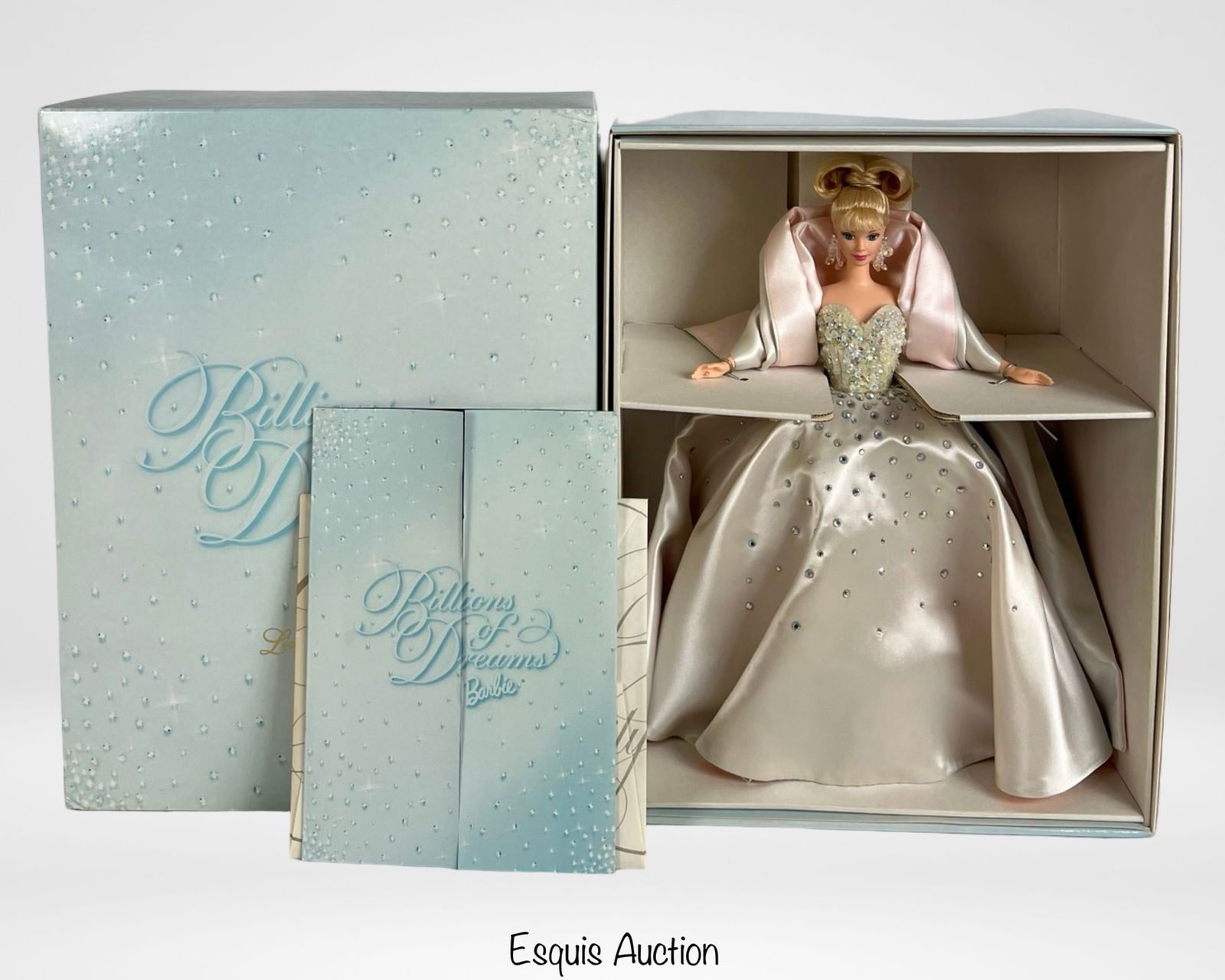 Barbie "Billions of Dreams" Collector Edition Doll: The 1997 "Billions of Dreams" Barbie is a stunning limited edition collector doll released by Mattel under item number 17641. Elegantly presented in her original satin-lined display box, Barbie wears