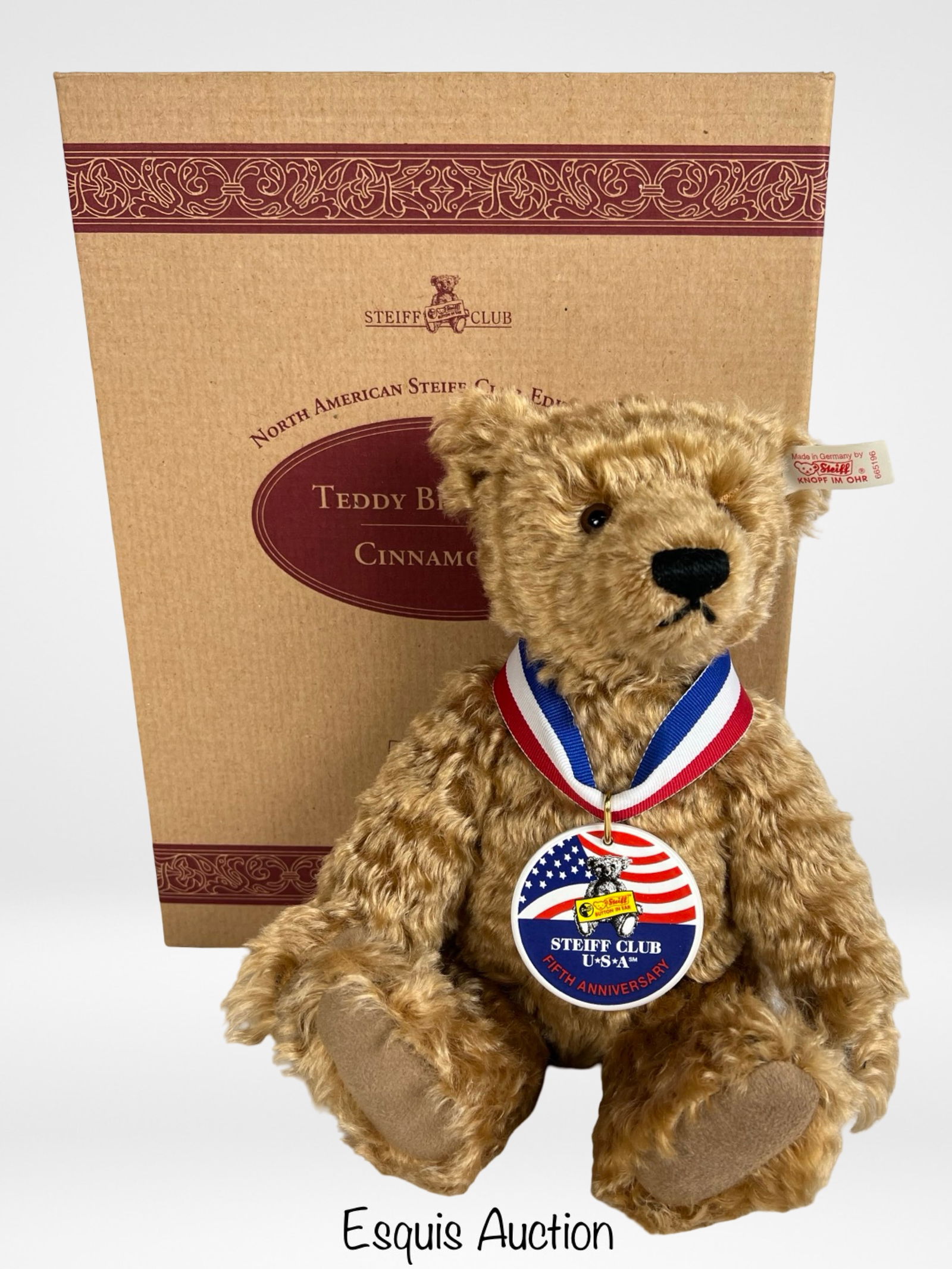 Steiff Club "Sammy" Cinnamon Teddy Bear- USA Edit (1 of 3)