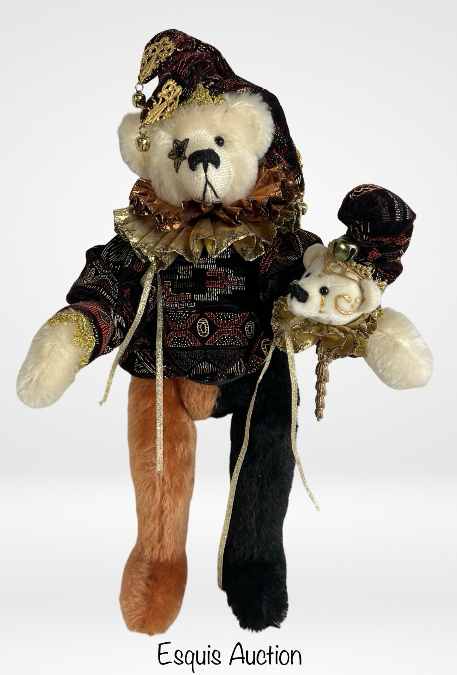 Wandabears "Decobeary" Mohair Jester Bear (1 of 5)