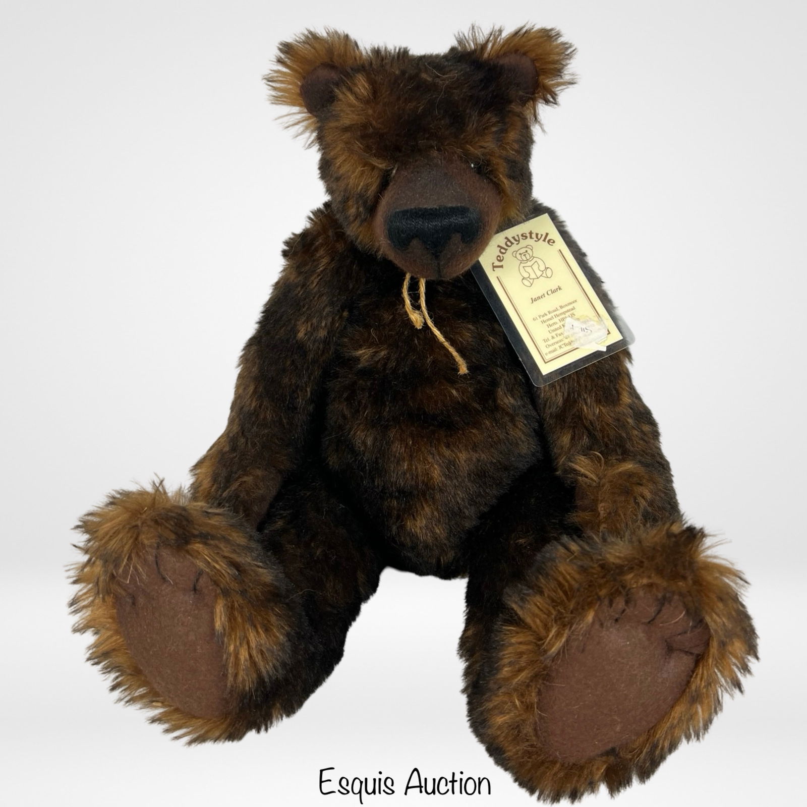 Teddystyle "Foxy" LE Mohair Bear by Janet Clark (1 of 6)