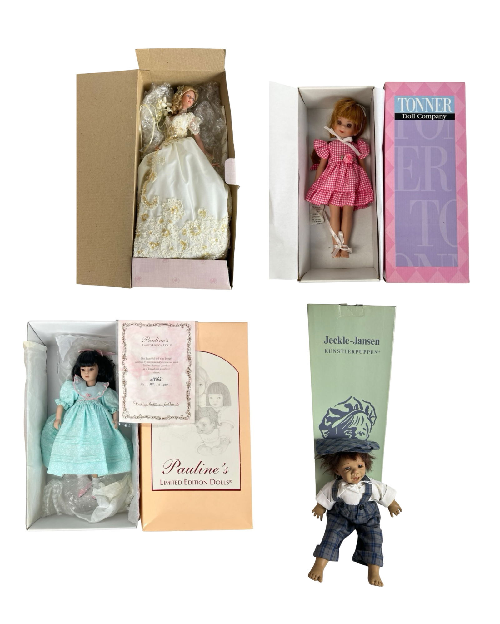 Lot of Four Artist and Collector Dolls (1 of 6)