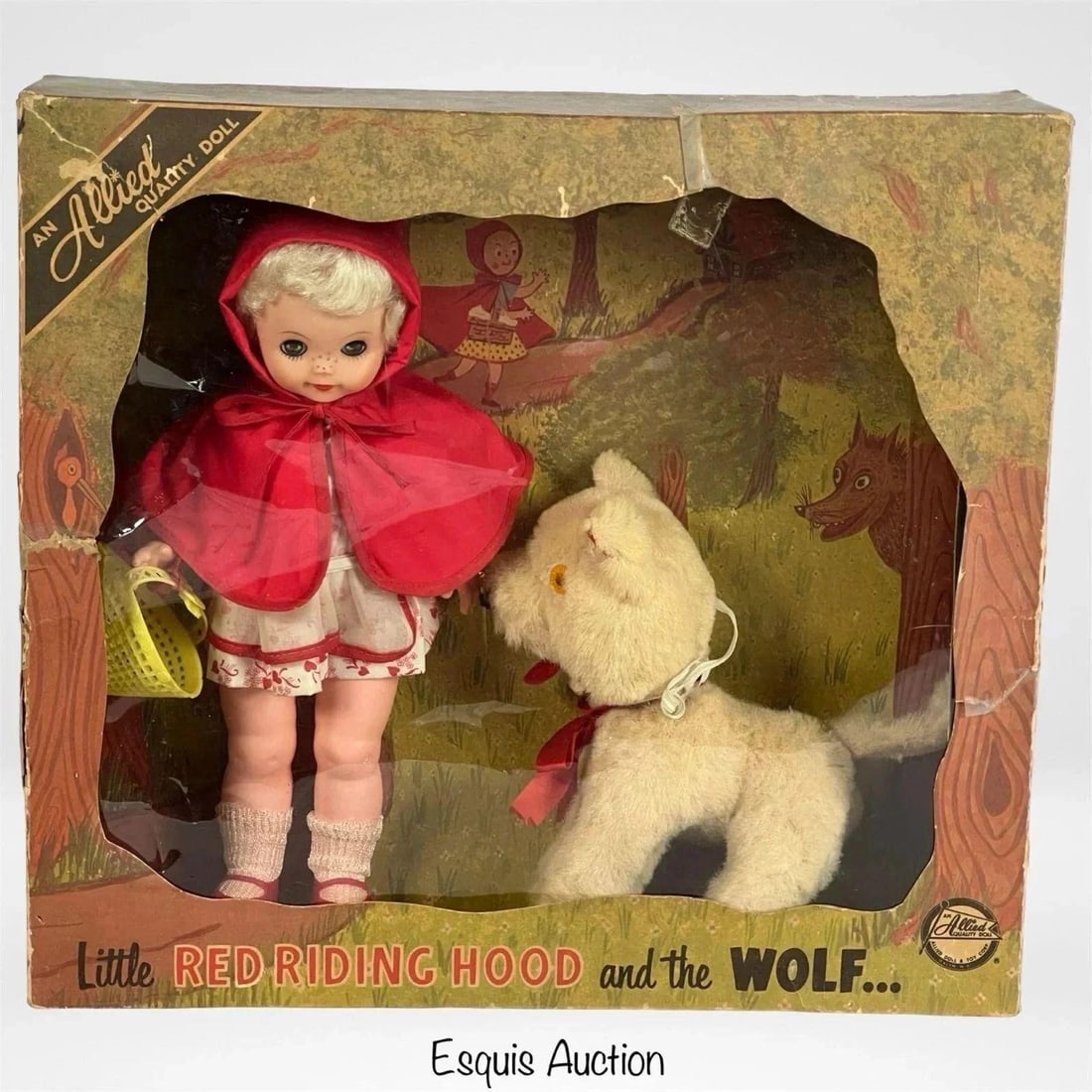 1963 Little Red Riding Hood and the Wolf Doll Set (1 of 4)