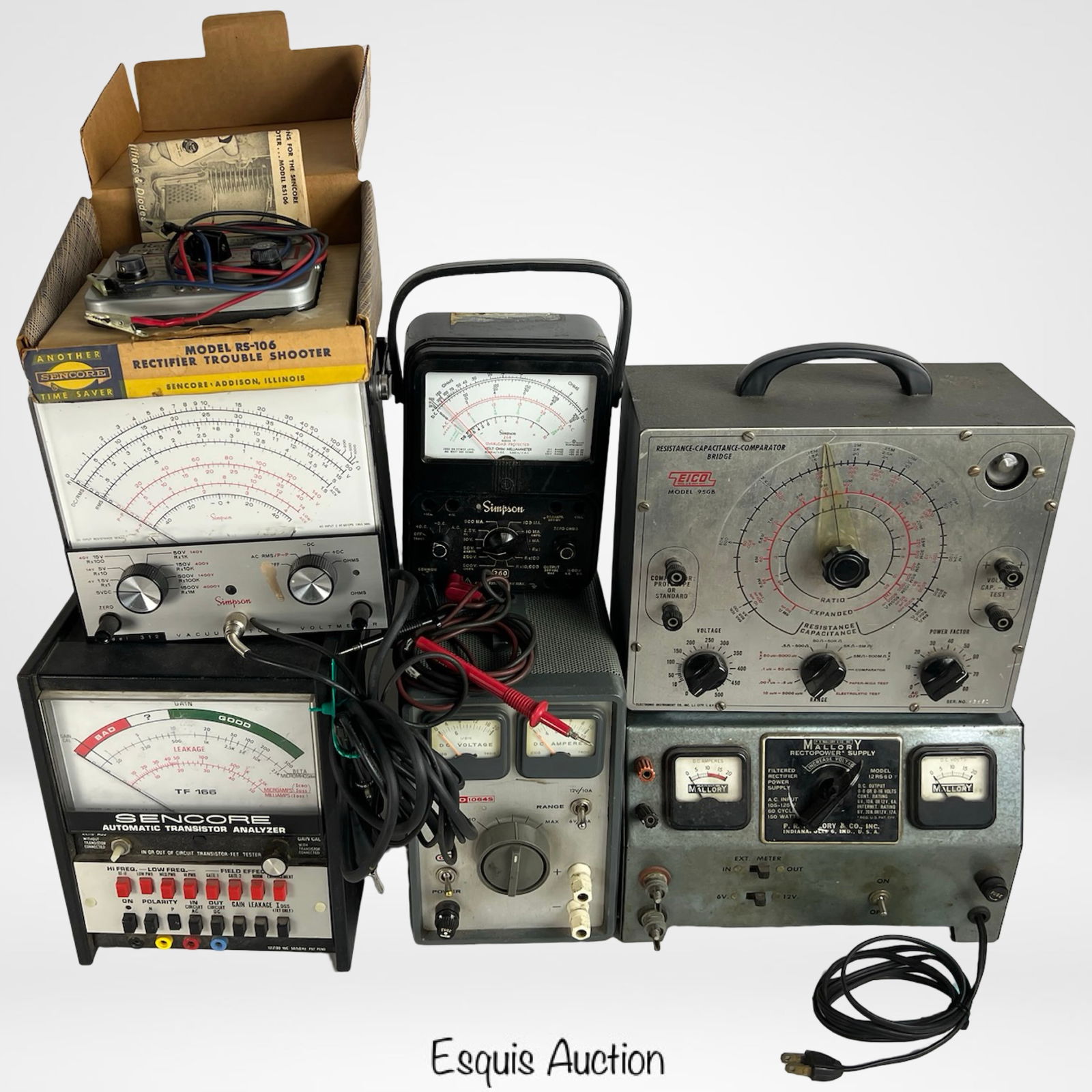 Lot of Vintage Electronic Test Equipment (1 of 5)