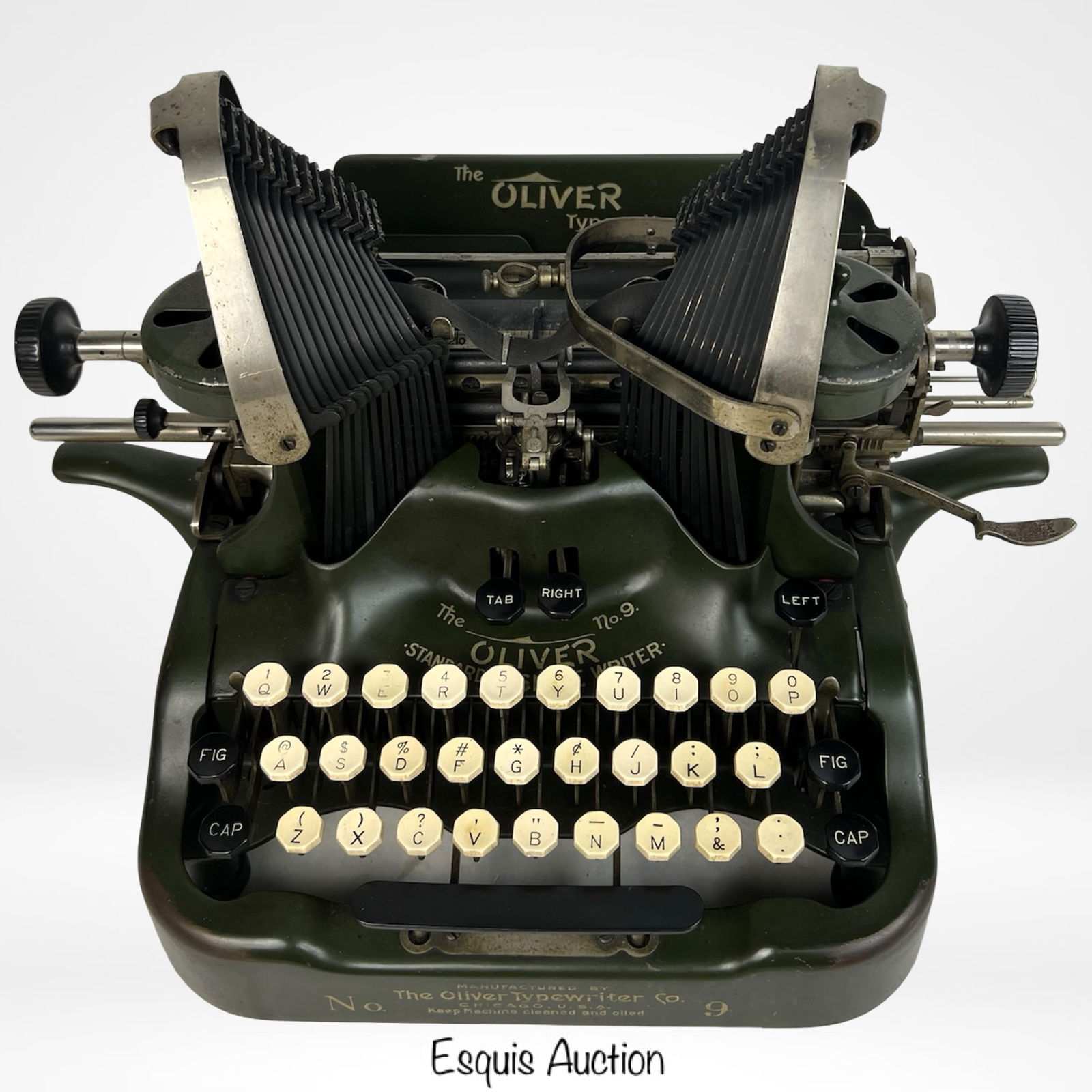 Antique Oliver No. 9 "Batwing" Typewriter (1 of 8)