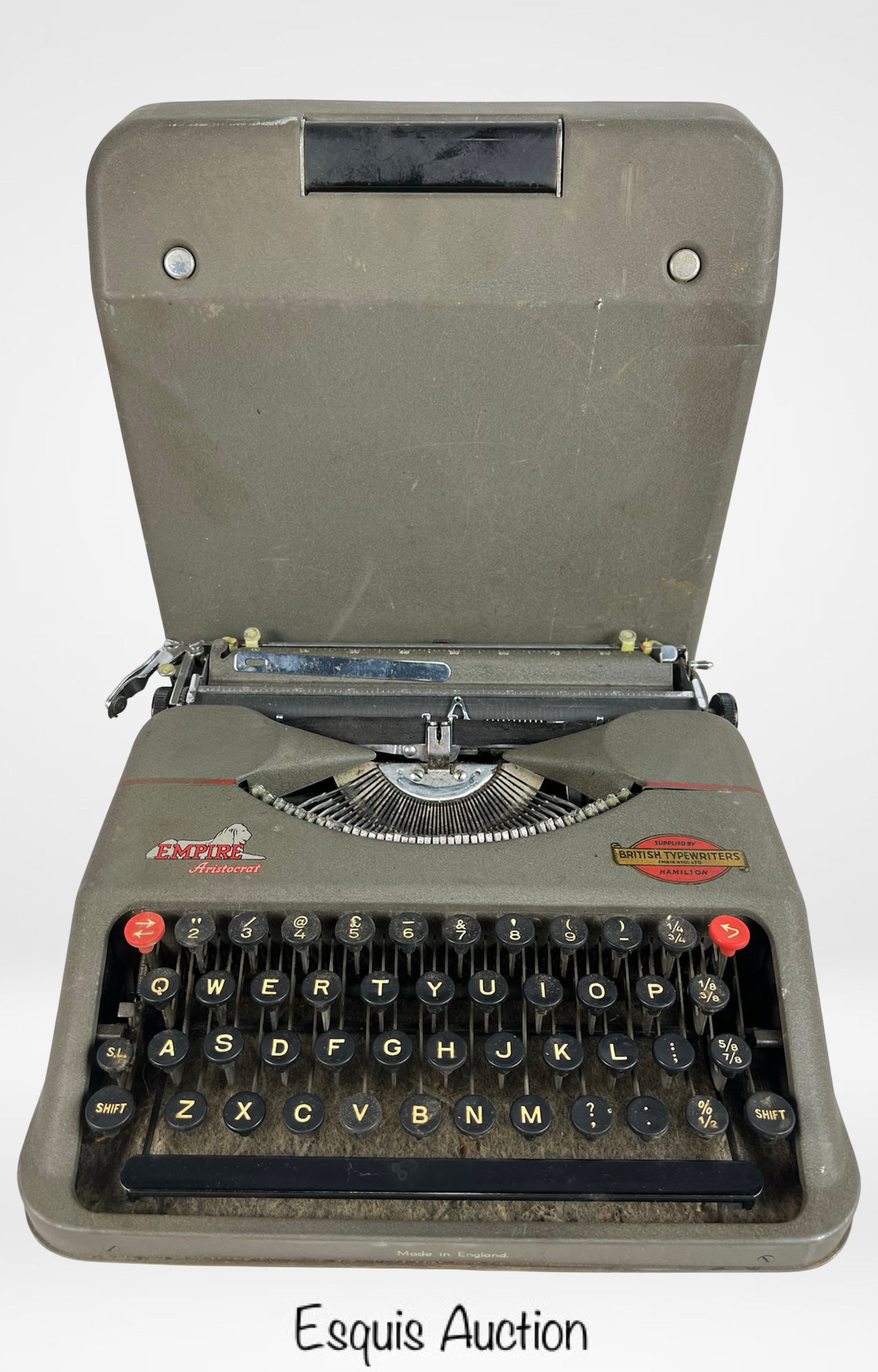 Vintage Empire Aristocrat Portable Typewriter (1 of 6)