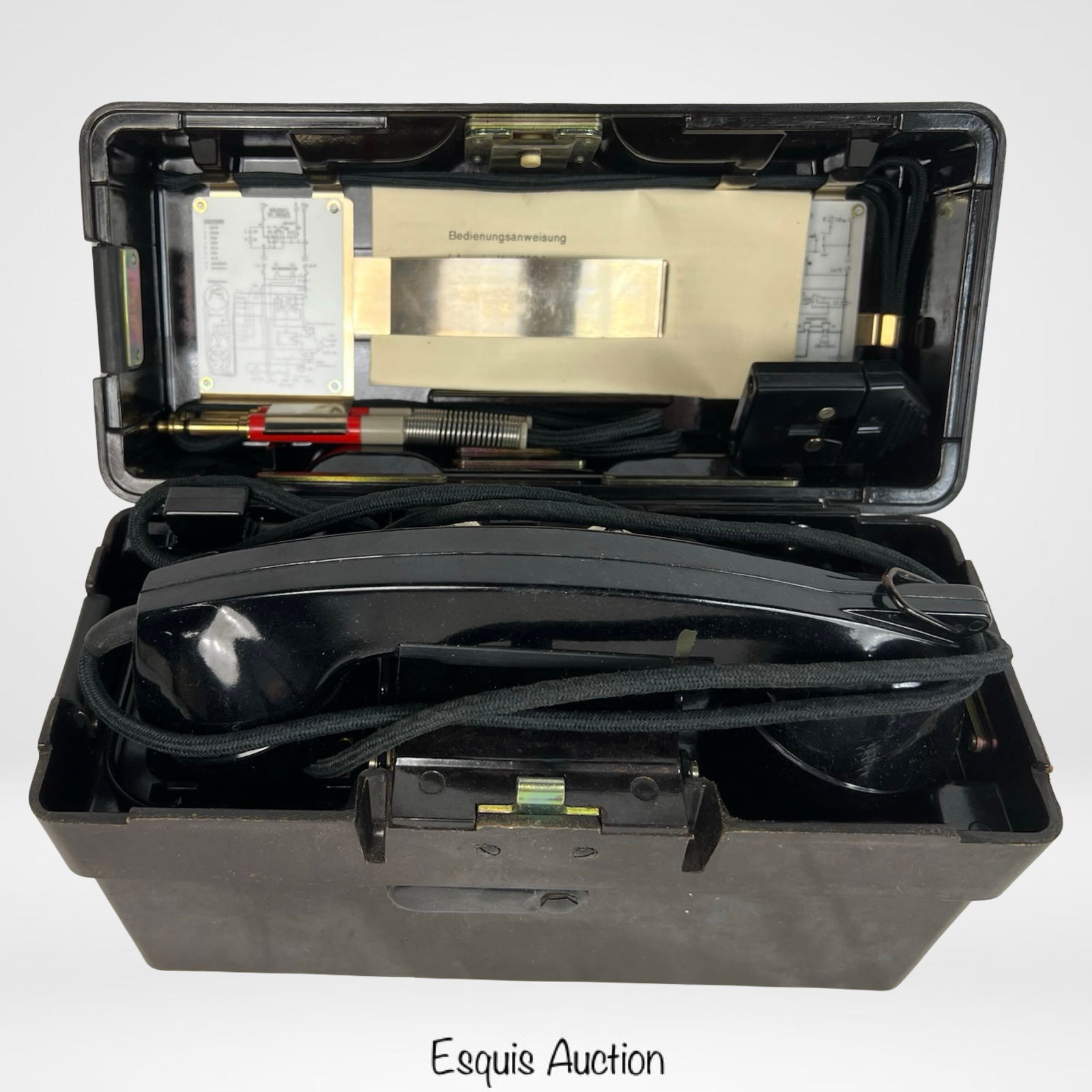 German Military FF-OB/ZB Field Trench Telephone (1 of 7)