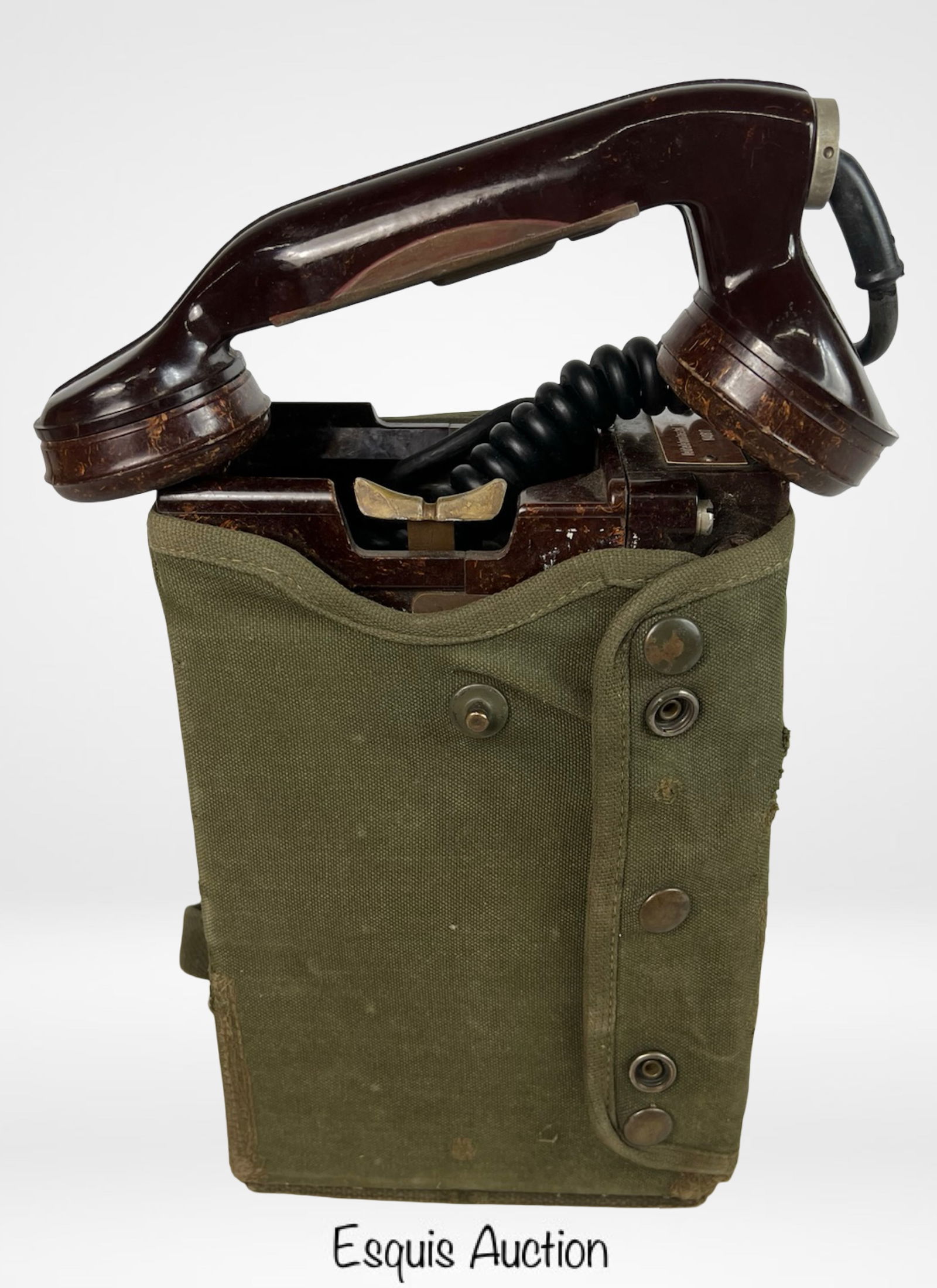 Korean War Era Dutch Army Field Telephone TA-3017 (1 of 5)