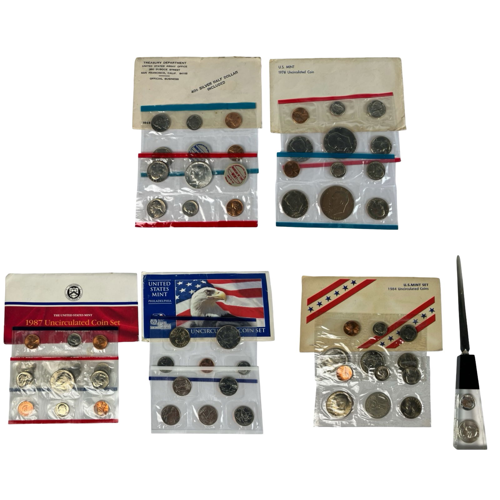 U.S. Mint Uncirculated Coin Sets with Silver (1 of 4)