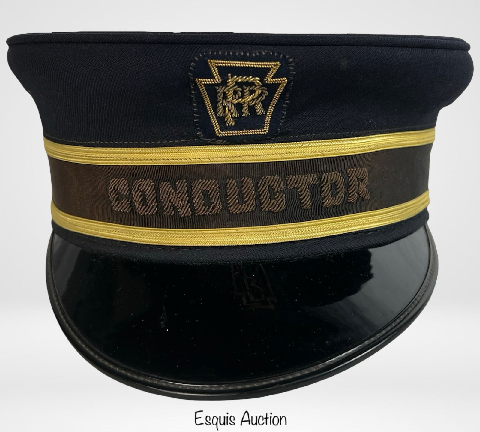 intage Pennsylvania Railroad Conductor Hat (1 of 5)