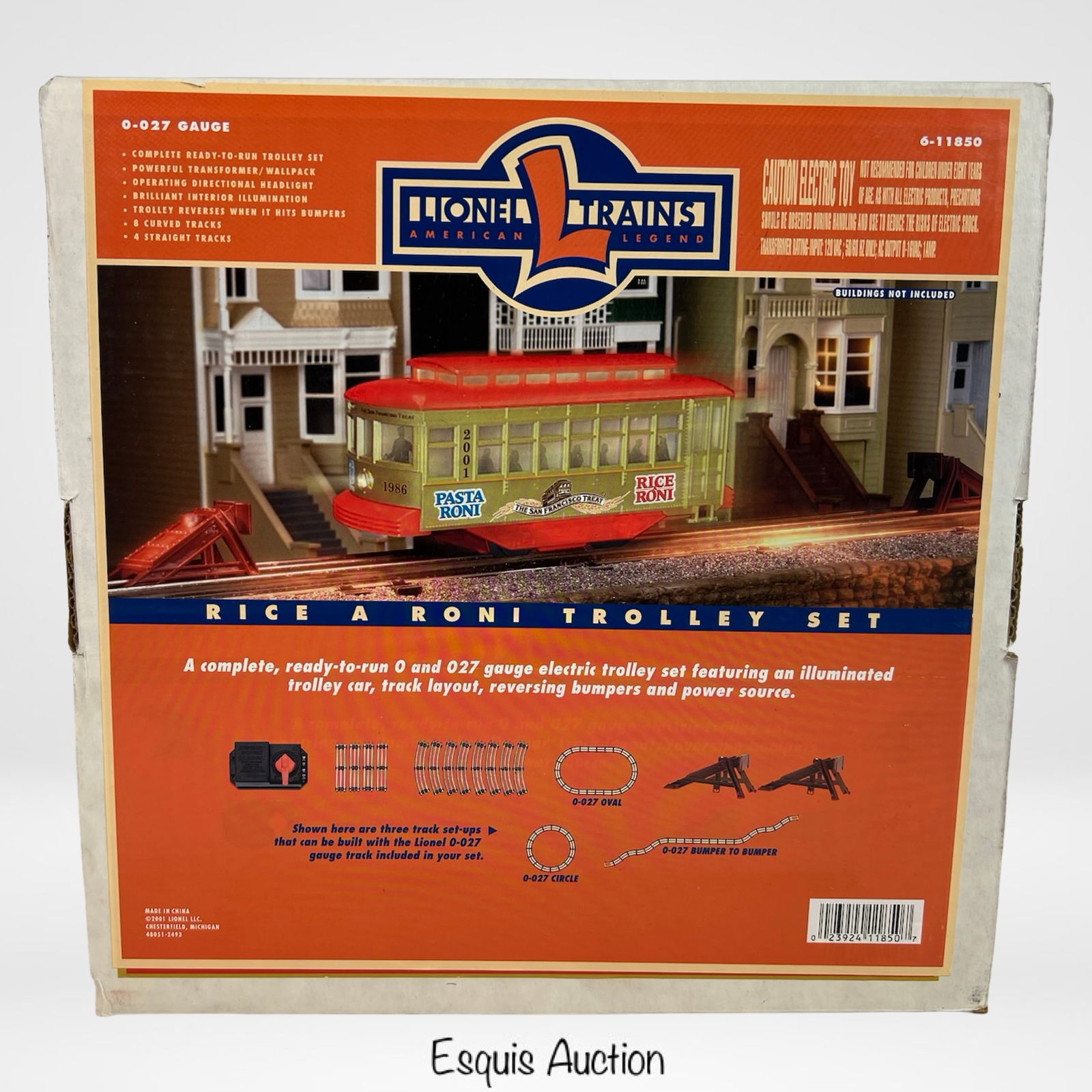 Lionel Trains "Rice-A-Roni" Trolley Set - O-027 G (1 of 2)