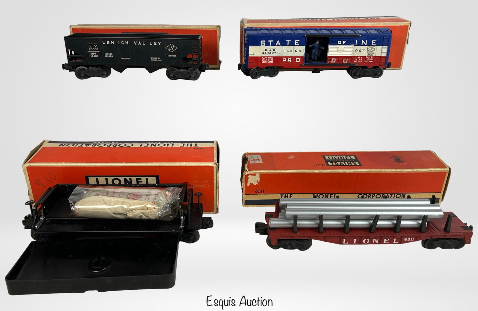 Vintage Lionel Boxed O Gauge Cars- All with Boxes (1 of 6)