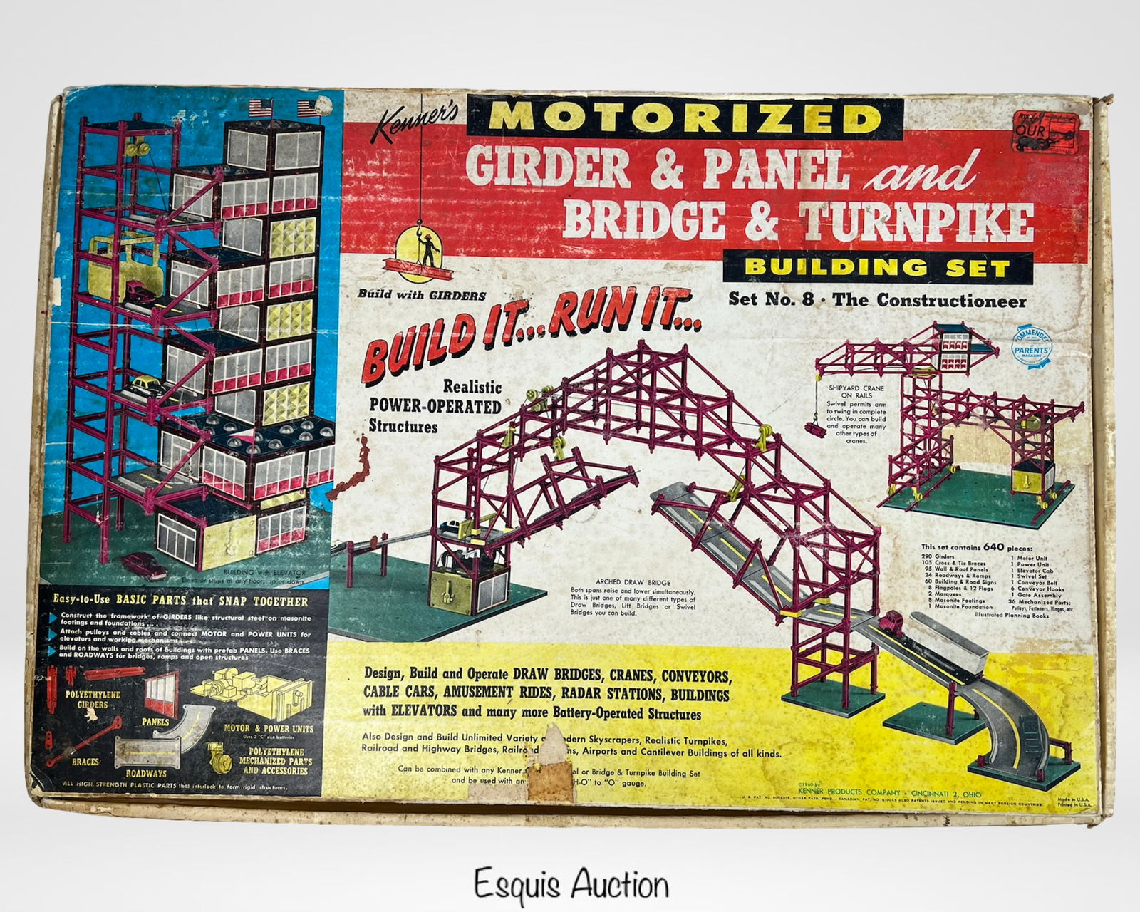 Kenner Motorized Girder & Panel Building Set No. 8 (1 of 3)