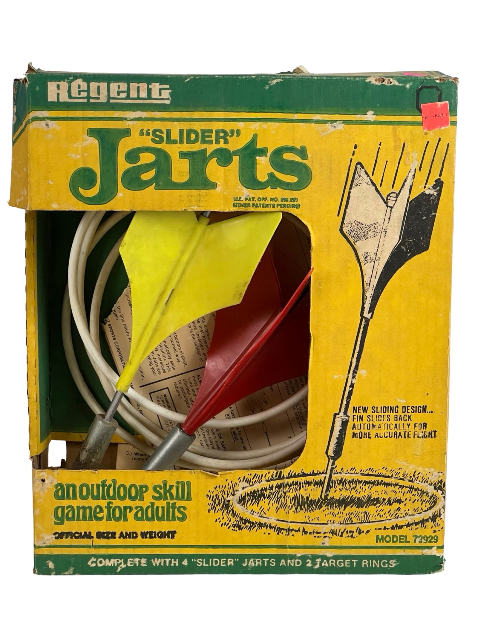 Vintage "Slider" Jarts Lanw Darts Game by Regent (1 of 4)