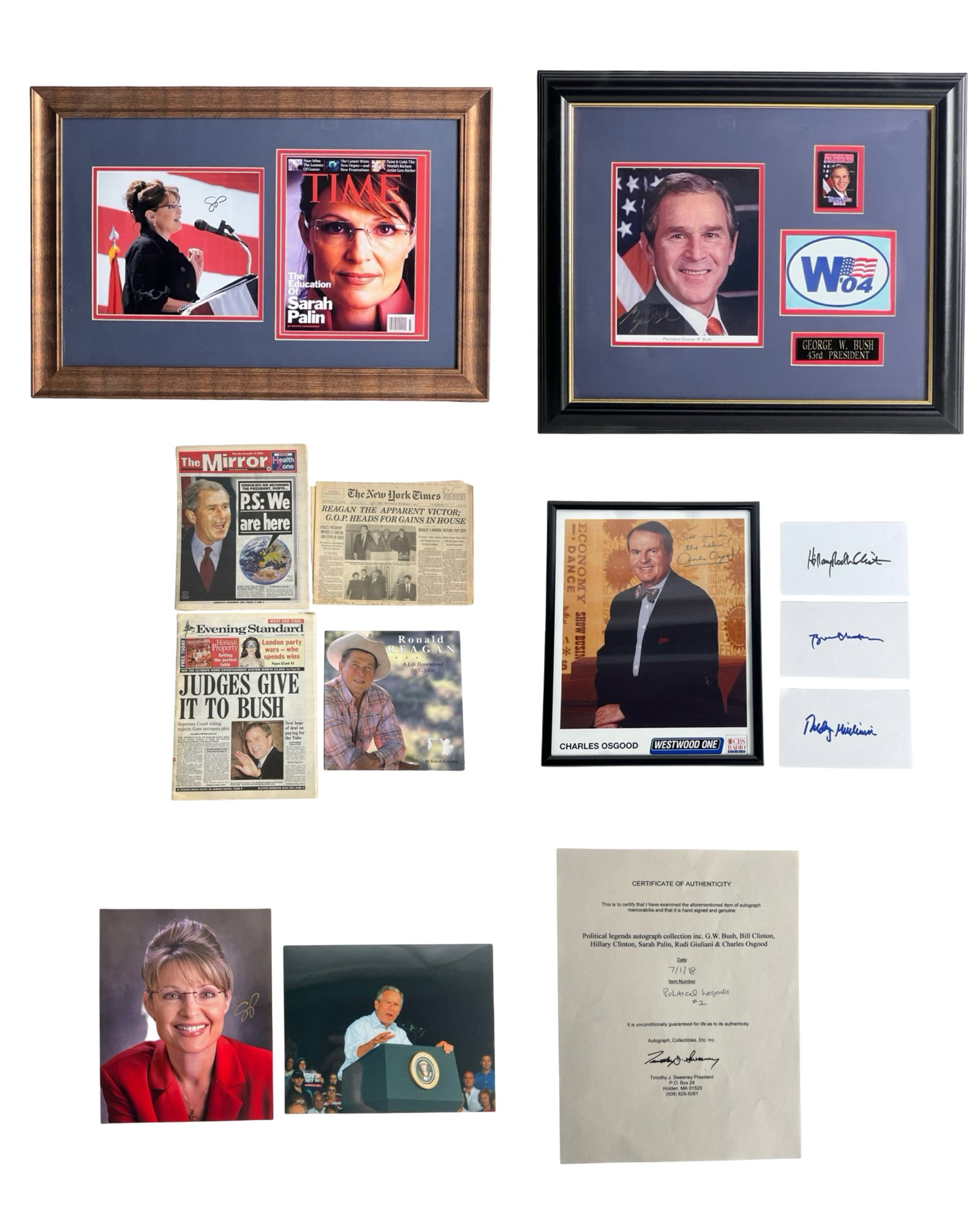 Autographed Presidential & Political Memorabilia (1 of 10)