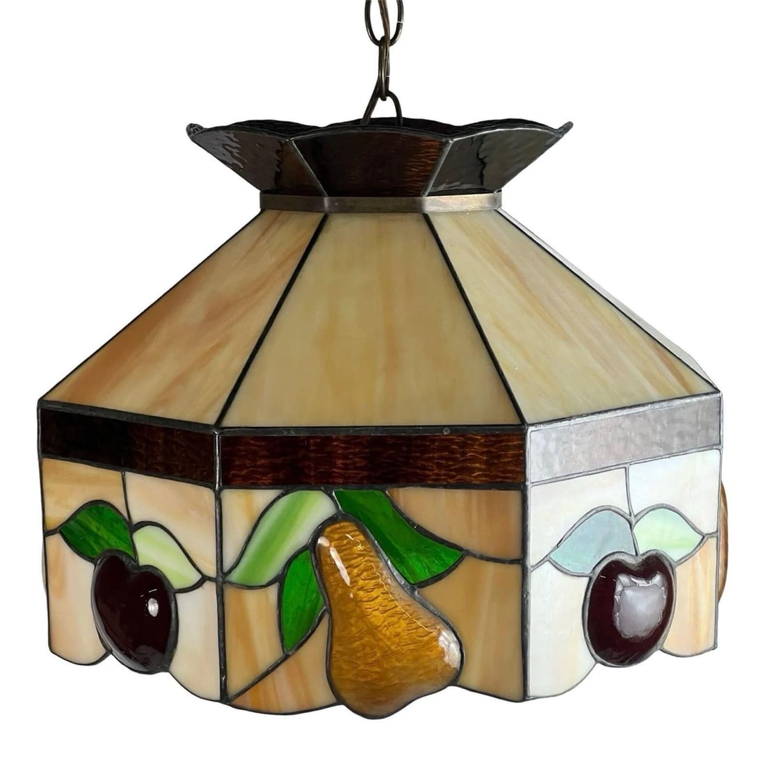 Tiffany Style Stained Glass Pendant Light (1 of 5)
