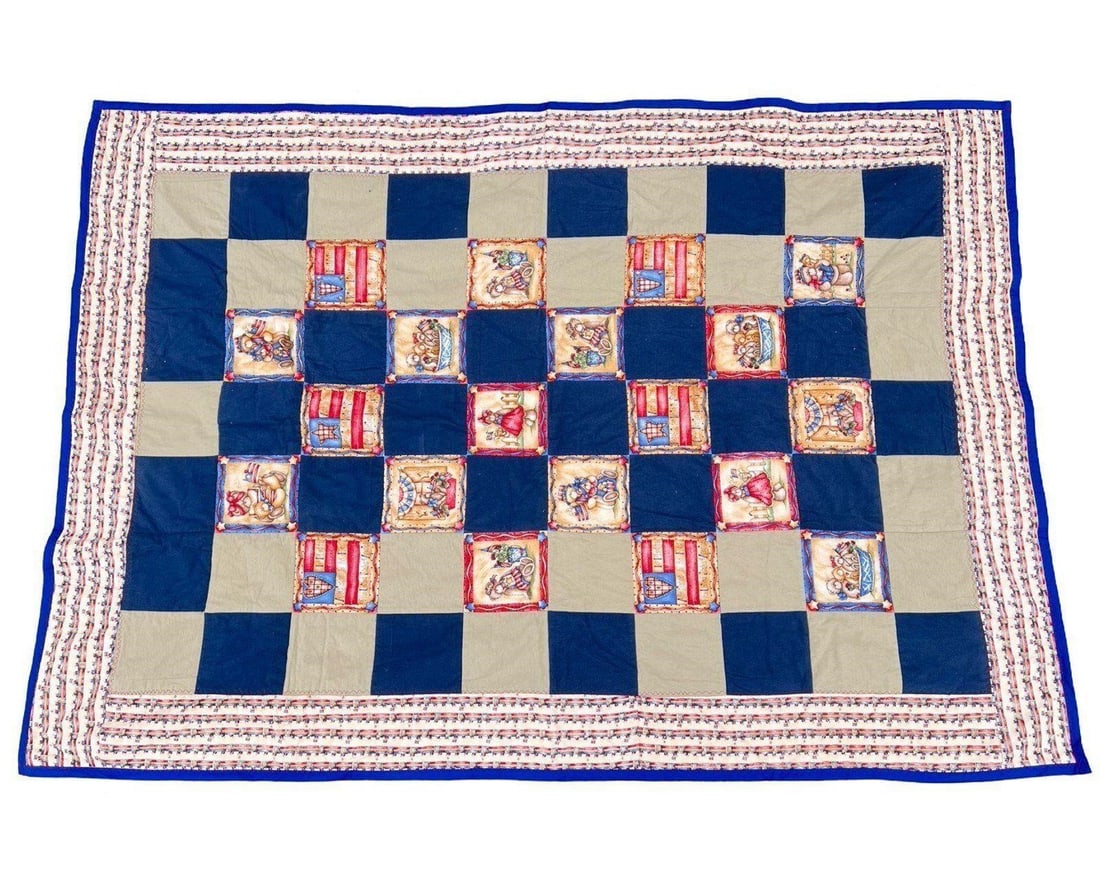 2011 Josh Young Benefit Handmade Patchwork Quilt (1 of 4)