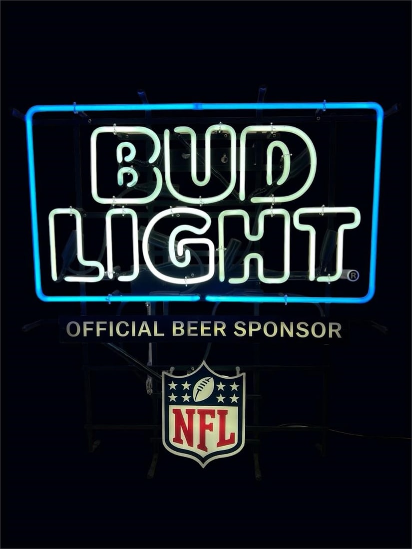 Bud Light NFL Official Beer Sponsor Neon Sign (1 of 3)