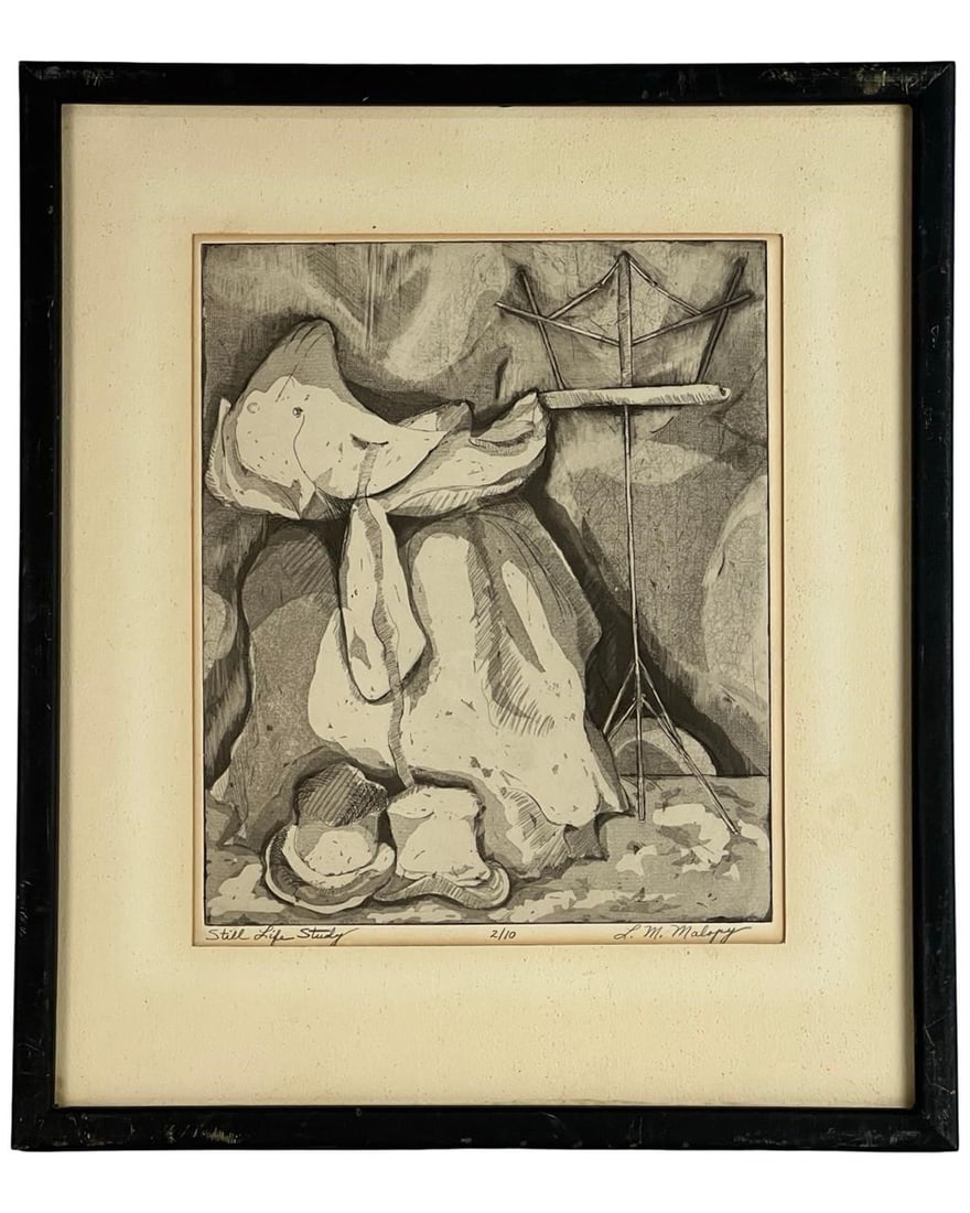 Still Life Study by L. M. Malory Lim Edit Etching (1 of 3)